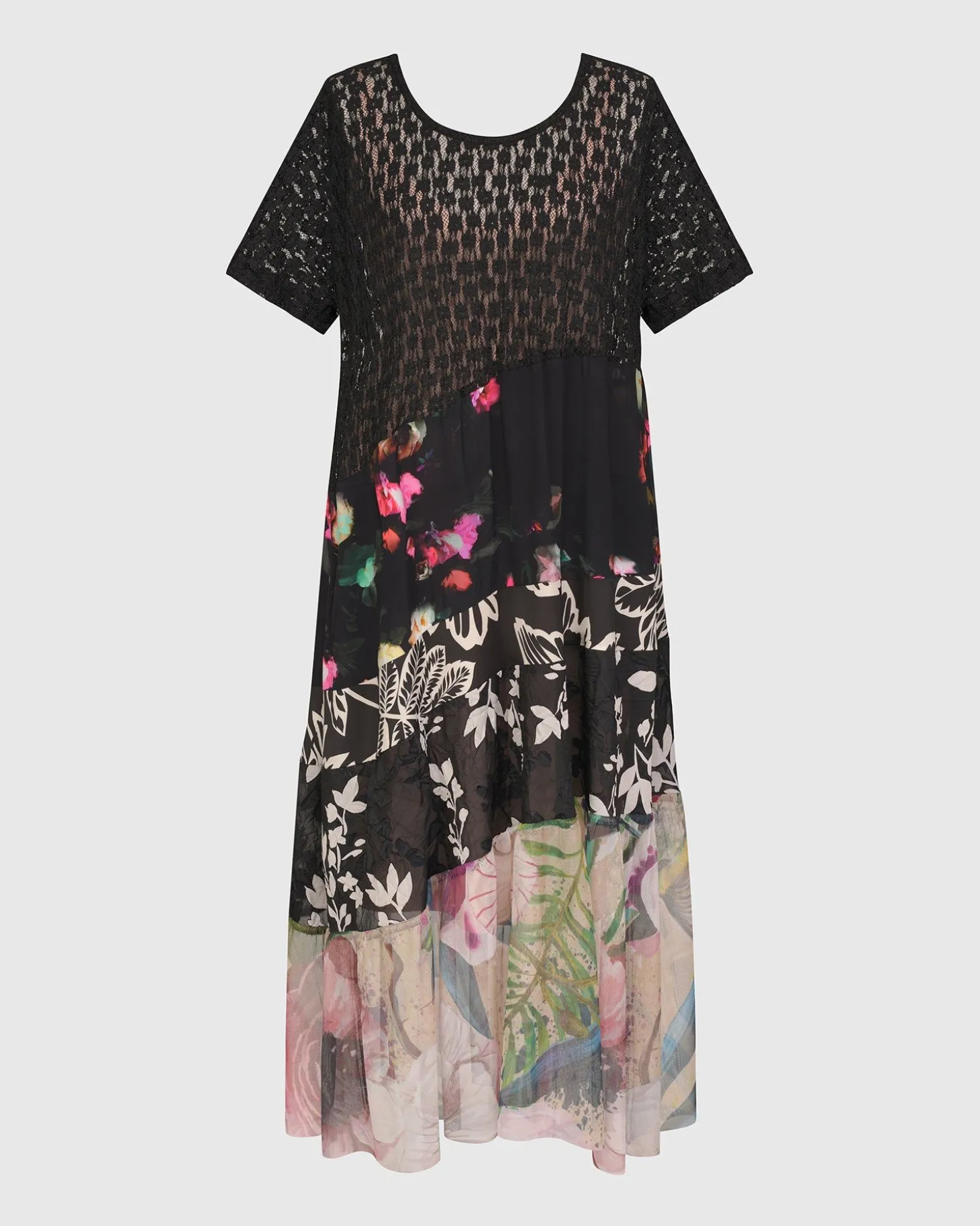 Women Alembika Adaline Tiered Maxi Dress, Floral