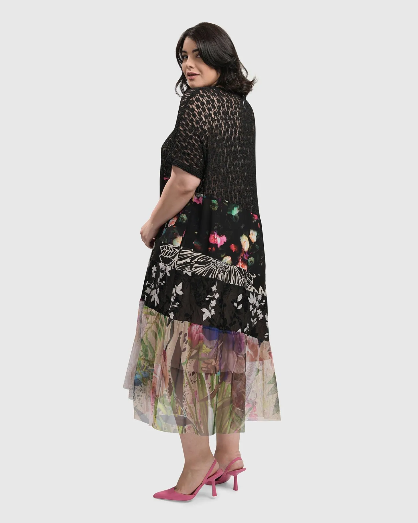 Women Alembika Adaline Tiered Maxi Dress, Floral