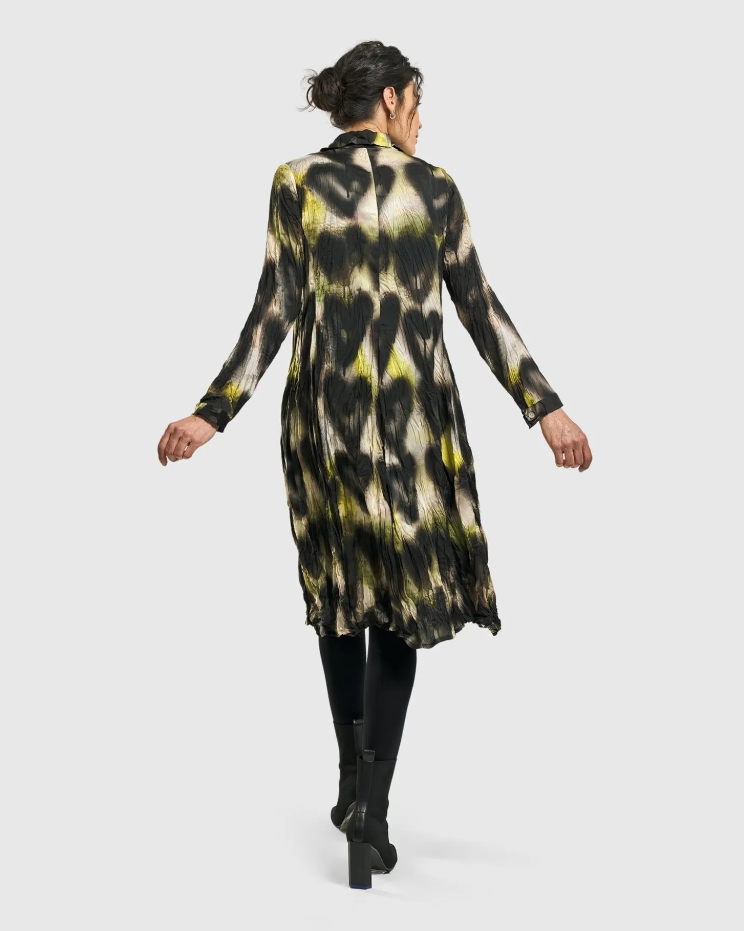 Women Alembika Airbrush Wonderful Pocket Dress, Hearts