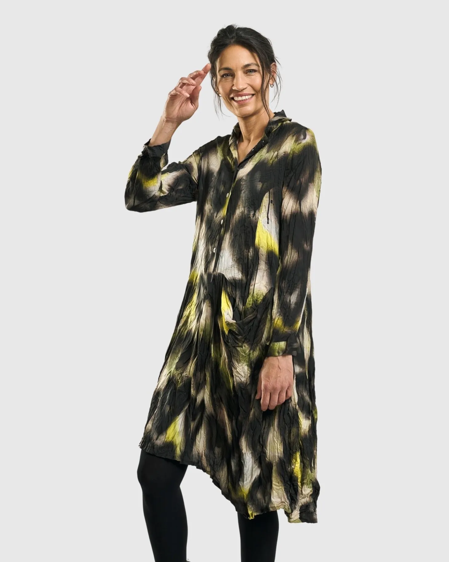 Women Alembika Airbrush Wonderful Pocket Dress, Hearts