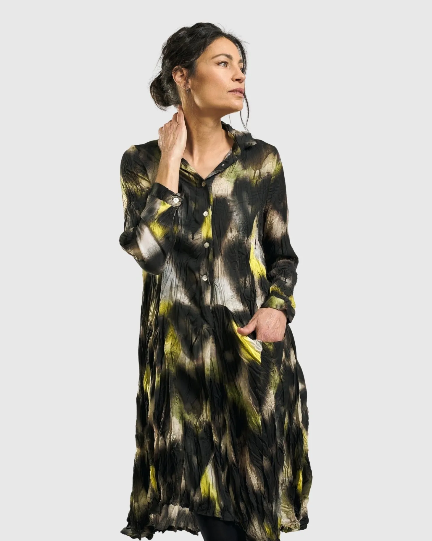 Women Alembika Airbrush Wonderful Pocket Dress, Hearts