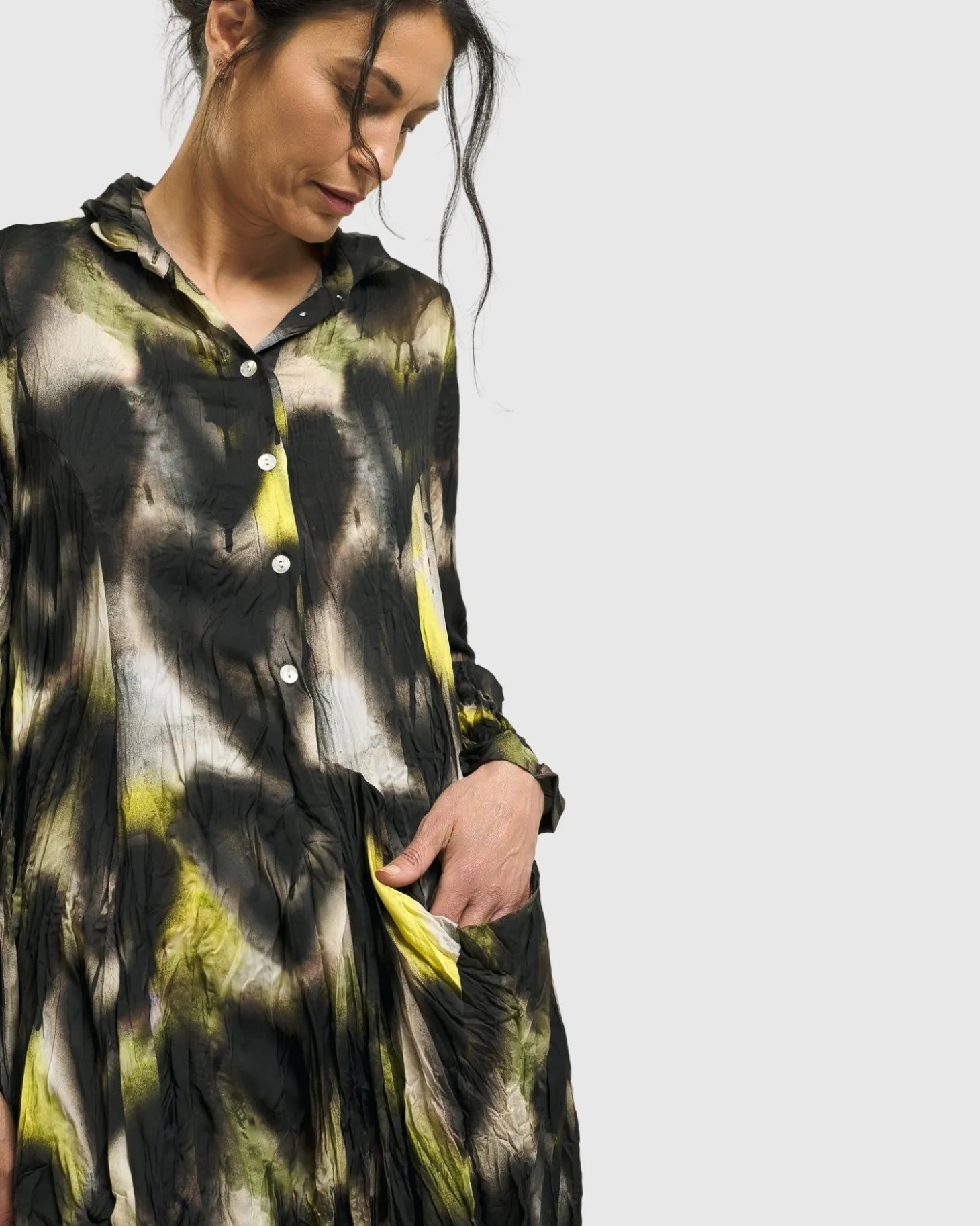 Women Alembika Airbrush Wonderful Pocket Dress, Hearts
