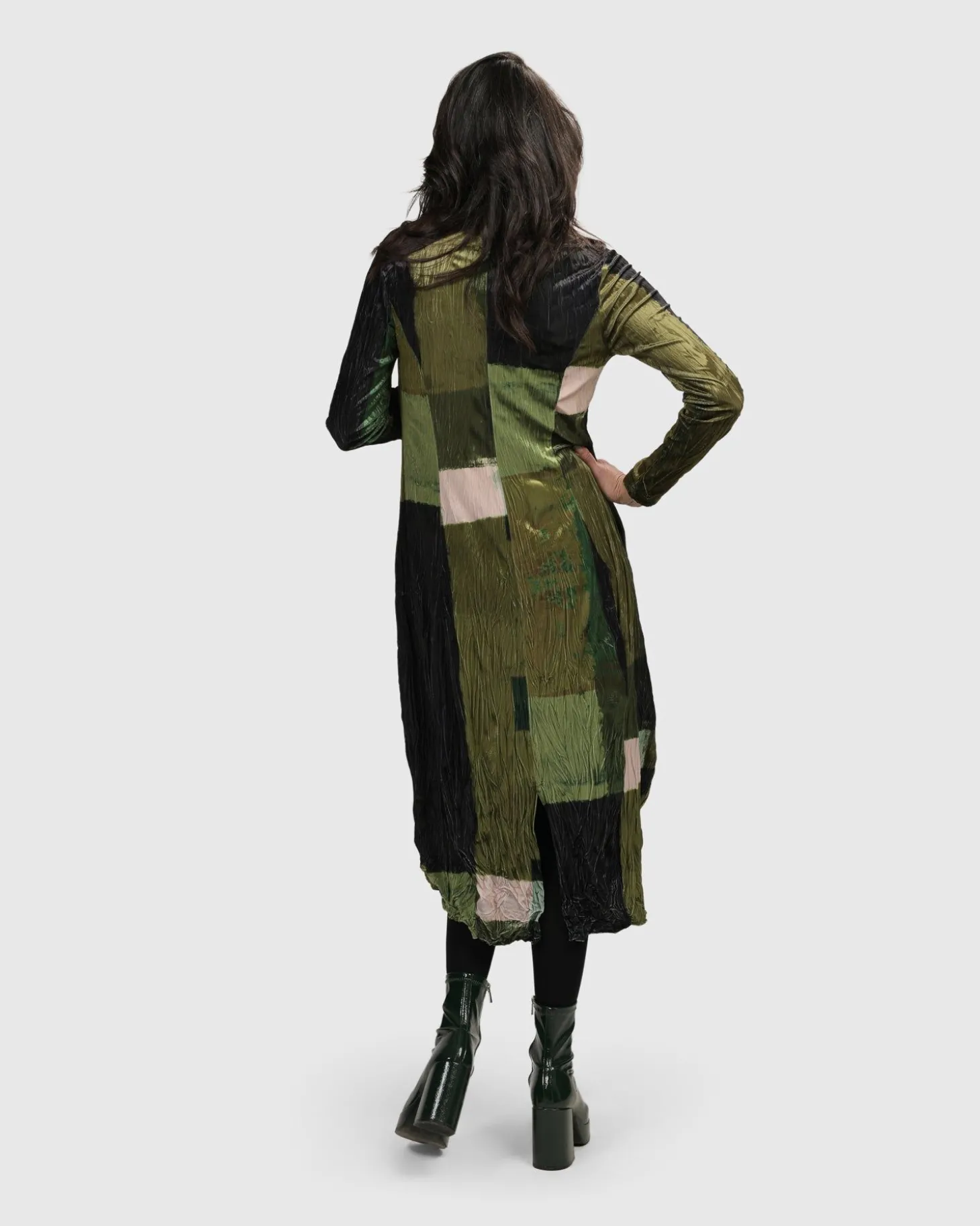 Women Alembika Al Fresco Cocoon Dress, Olive