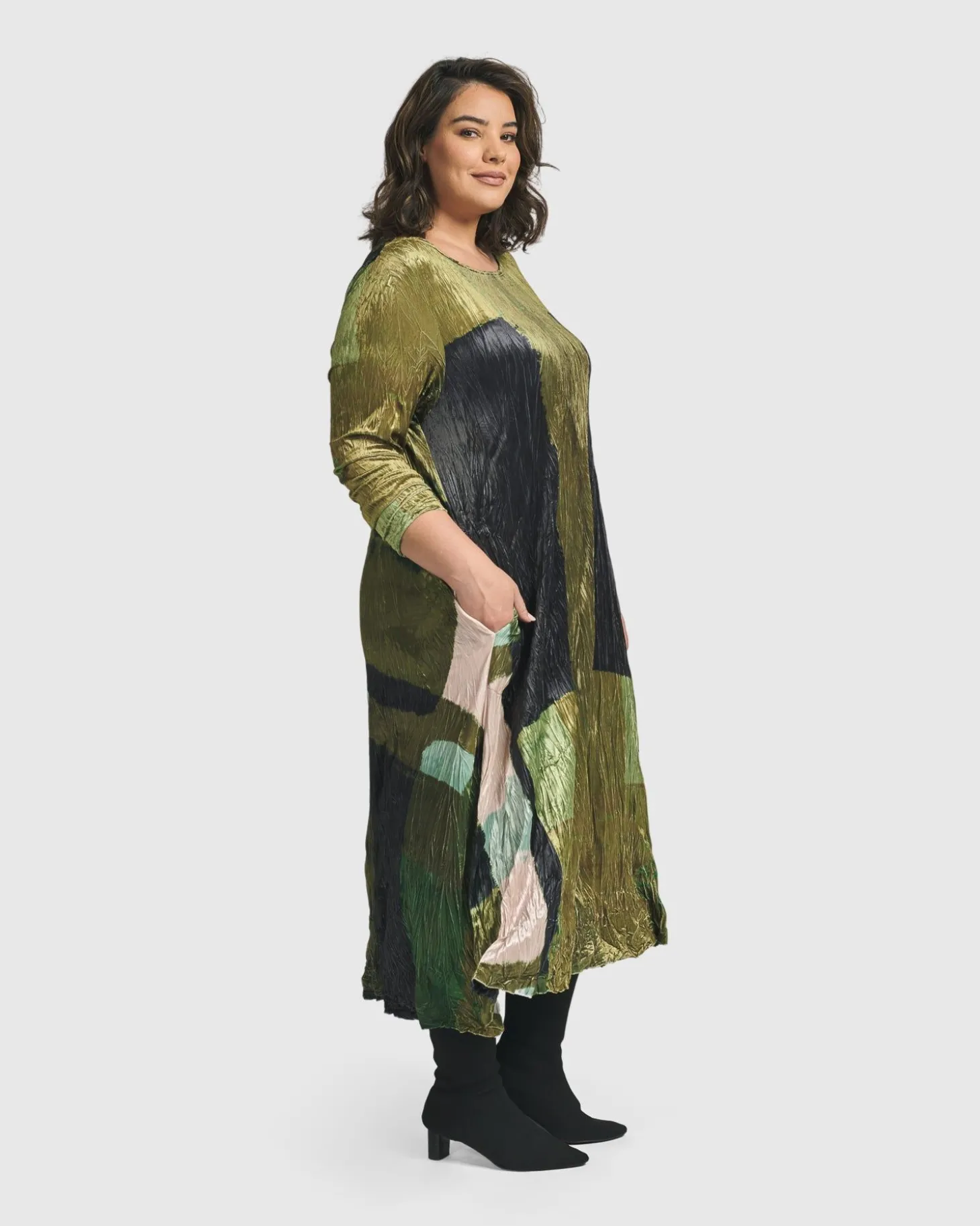 Women Alembika Al Fresco Maxi Dress, Olive