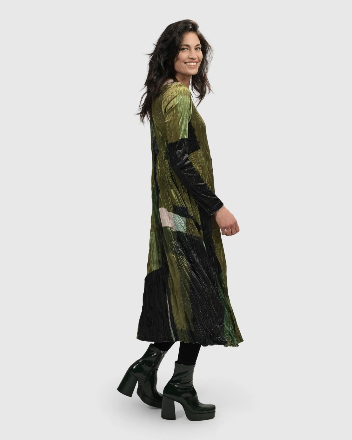 Women Alembika Al Fresco Maxi Dress, Olive