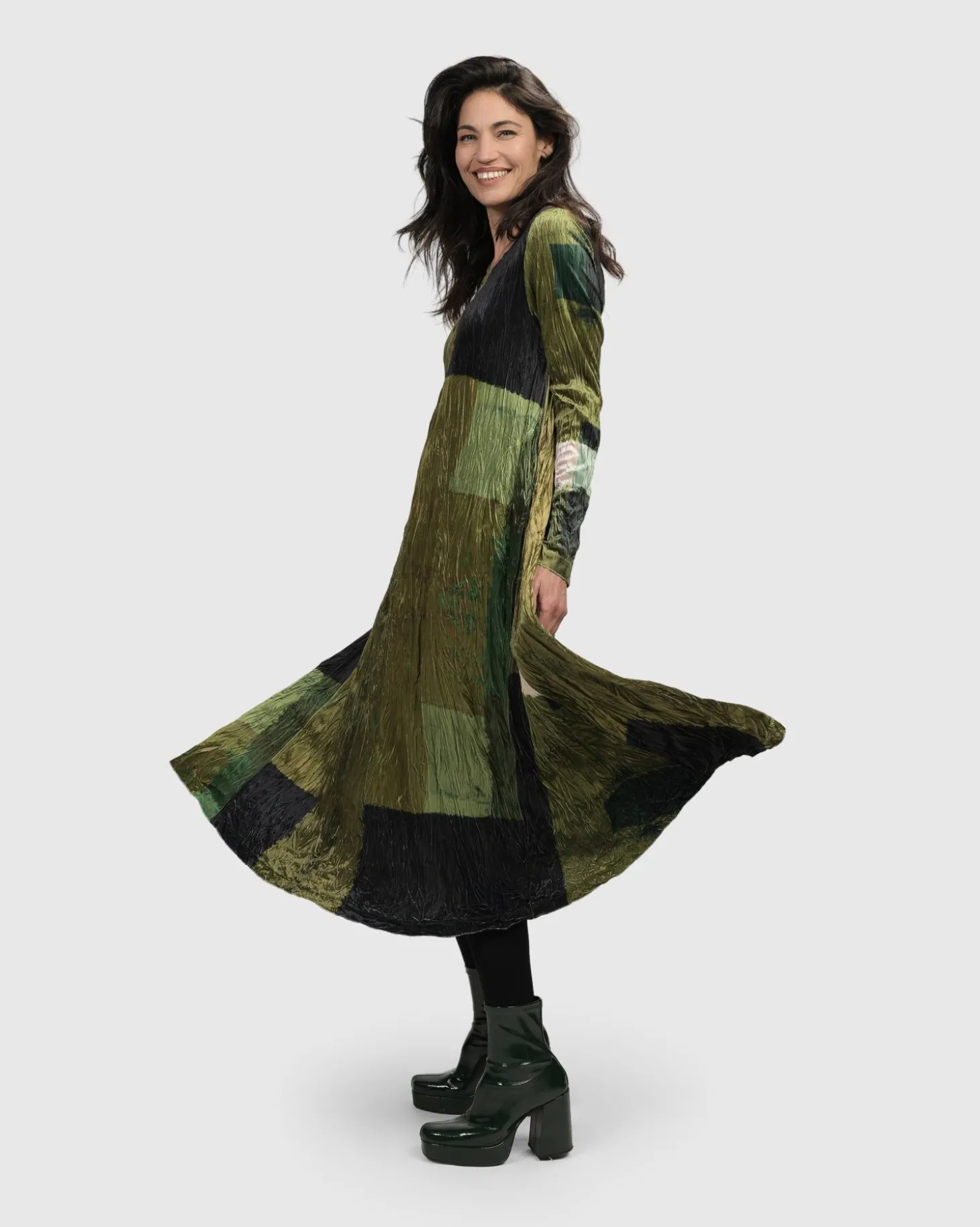 Women Alembika Al Fresco Maxi Dress, Olive