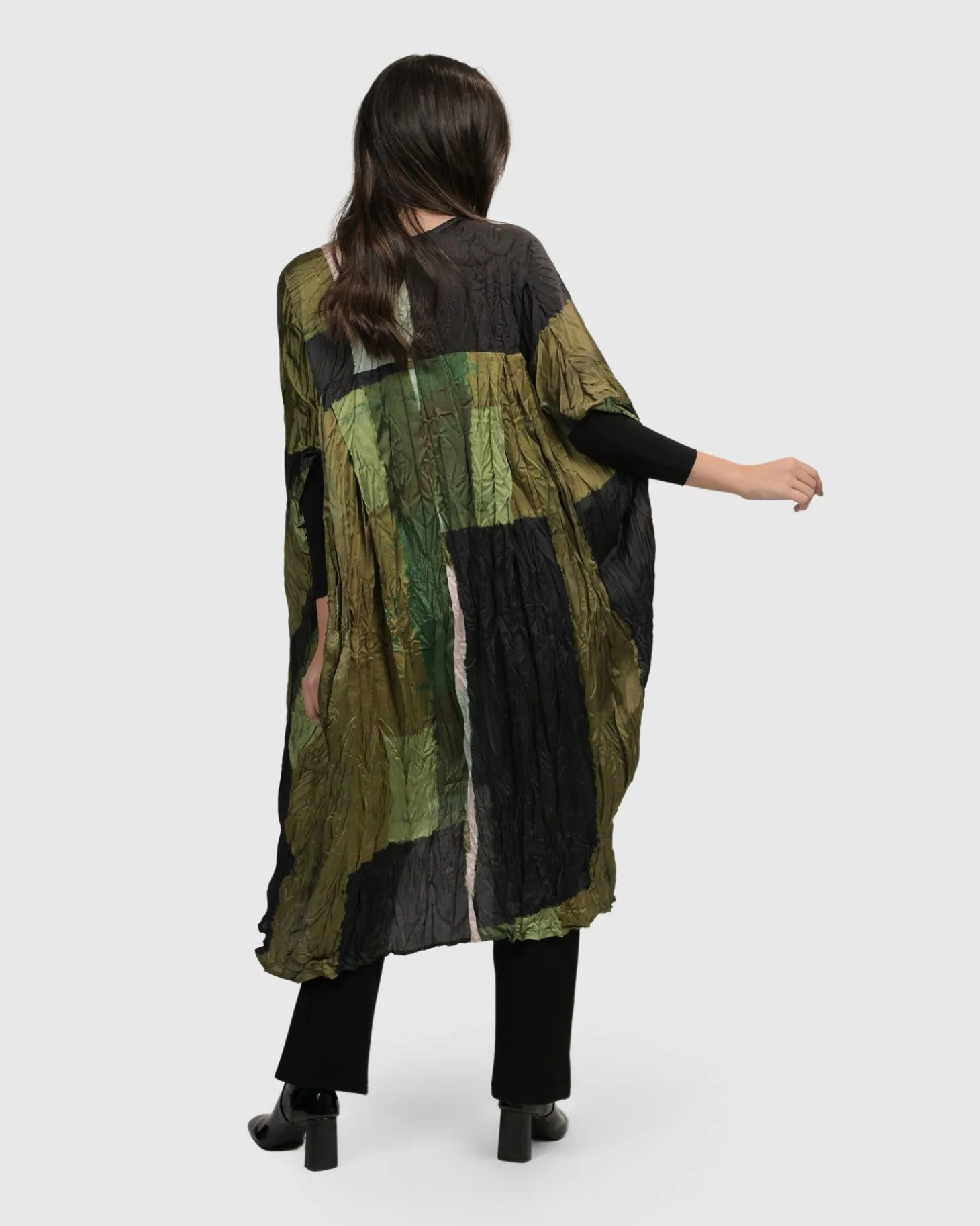 Women Alembika Al Fresco Muumuu Dress, Olive