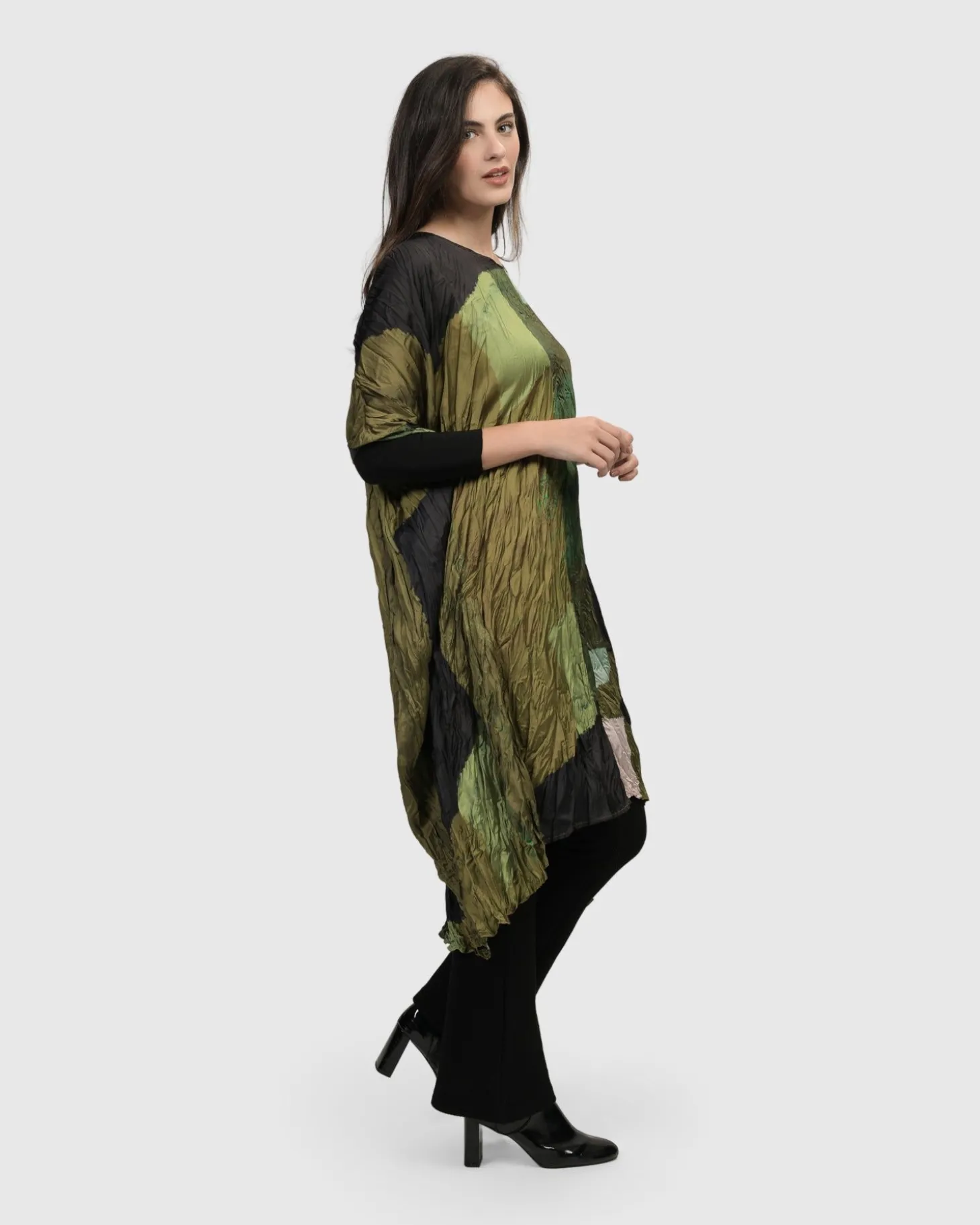 Women Alembika Al Fresco Muumuu Dress, Olive