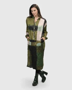 Women Alembika Al Fresco Shirt Dress, Olive