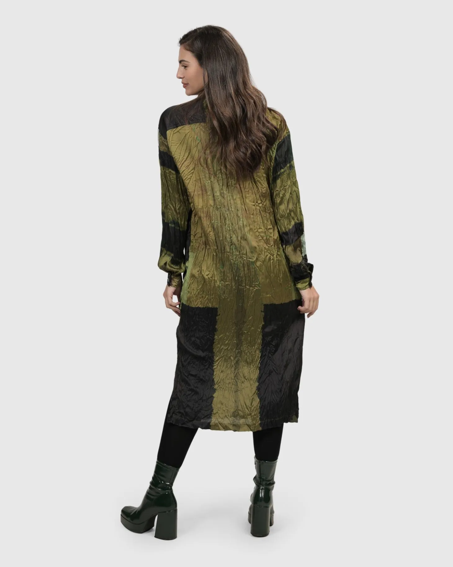 Women Alembika Al Fresco Shirt Dress, Olive
