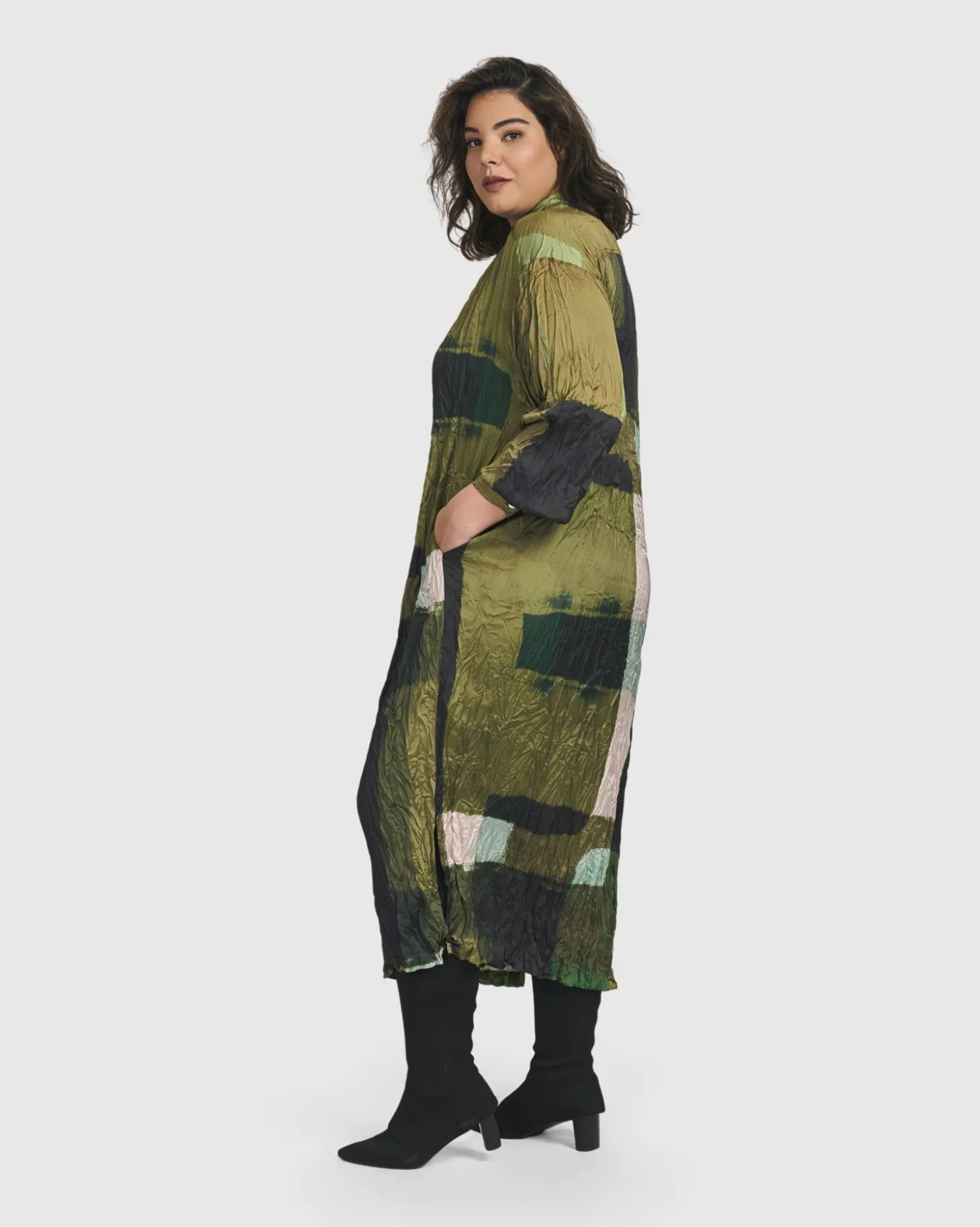Women Alembika Al Fresco Shirt Dress, Olive