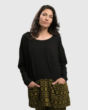 Women Alembika Alice Apron Pocket Top, Chartreuse