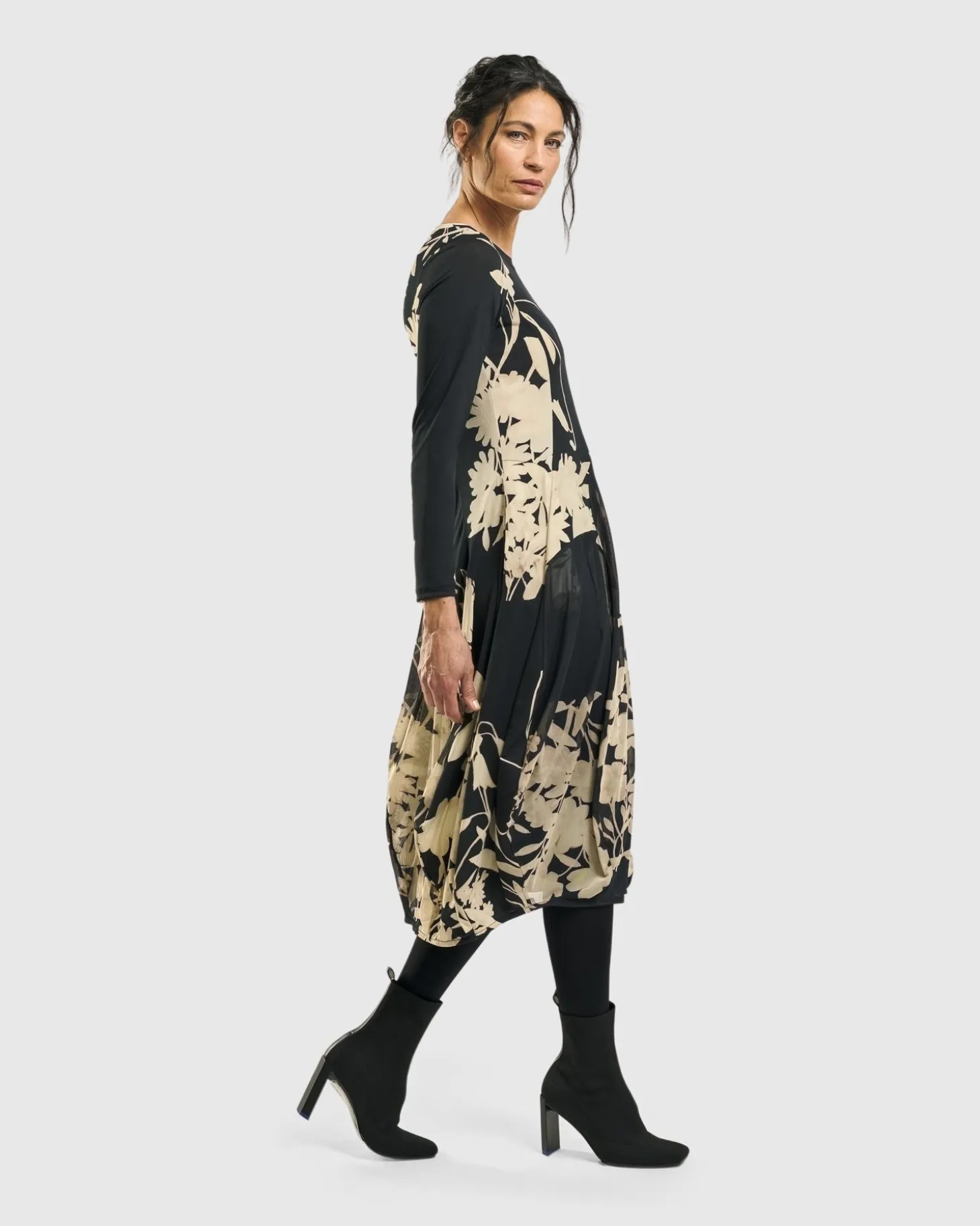 Women Alembika Amber Cocoon Dress, Floral