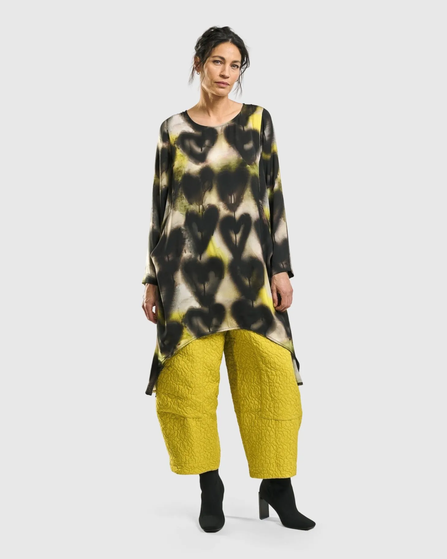 Women Alembika Amore Tunic Top, Hearts