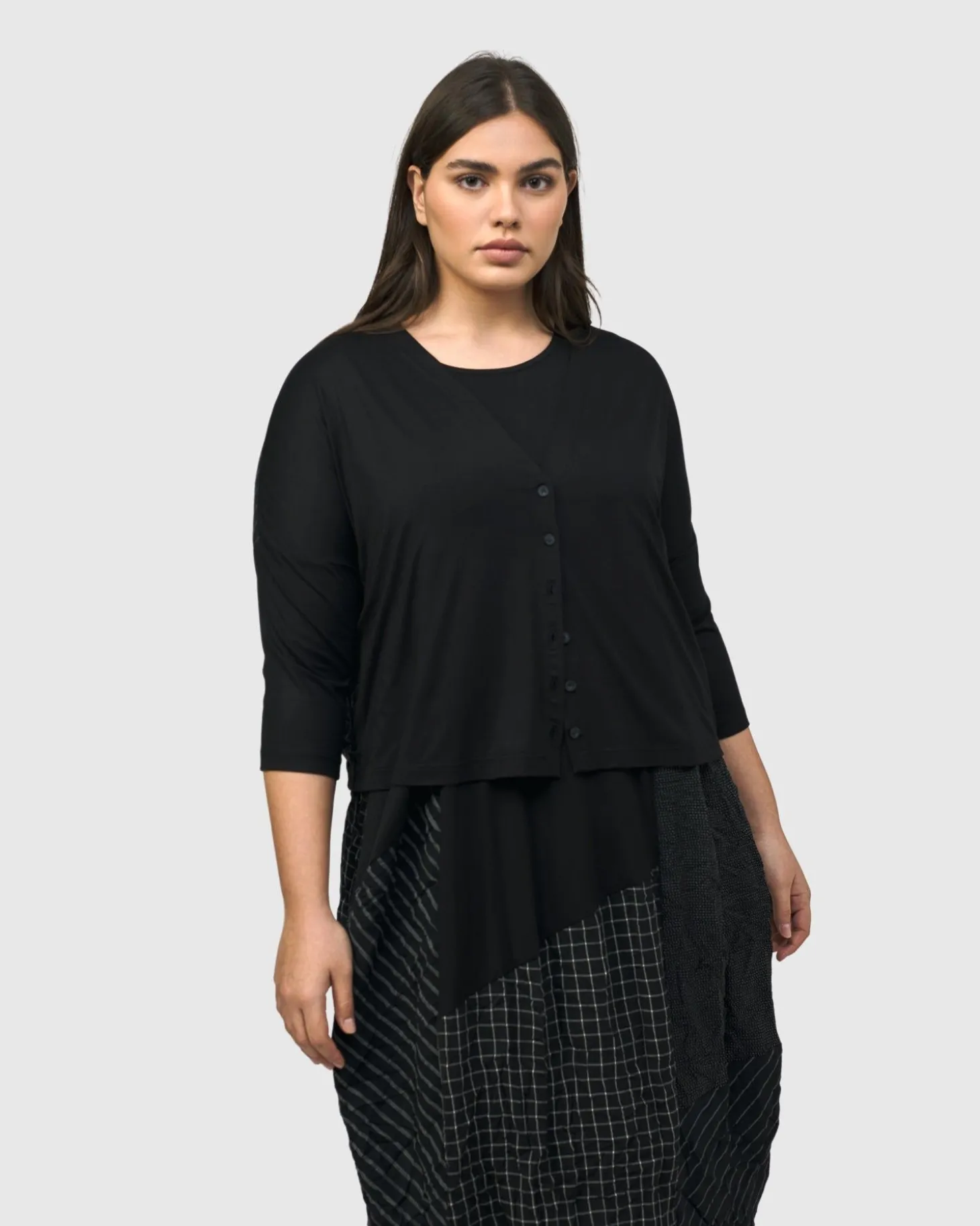 Women Alembika Andromeda Cropped Cardigan, Stripes