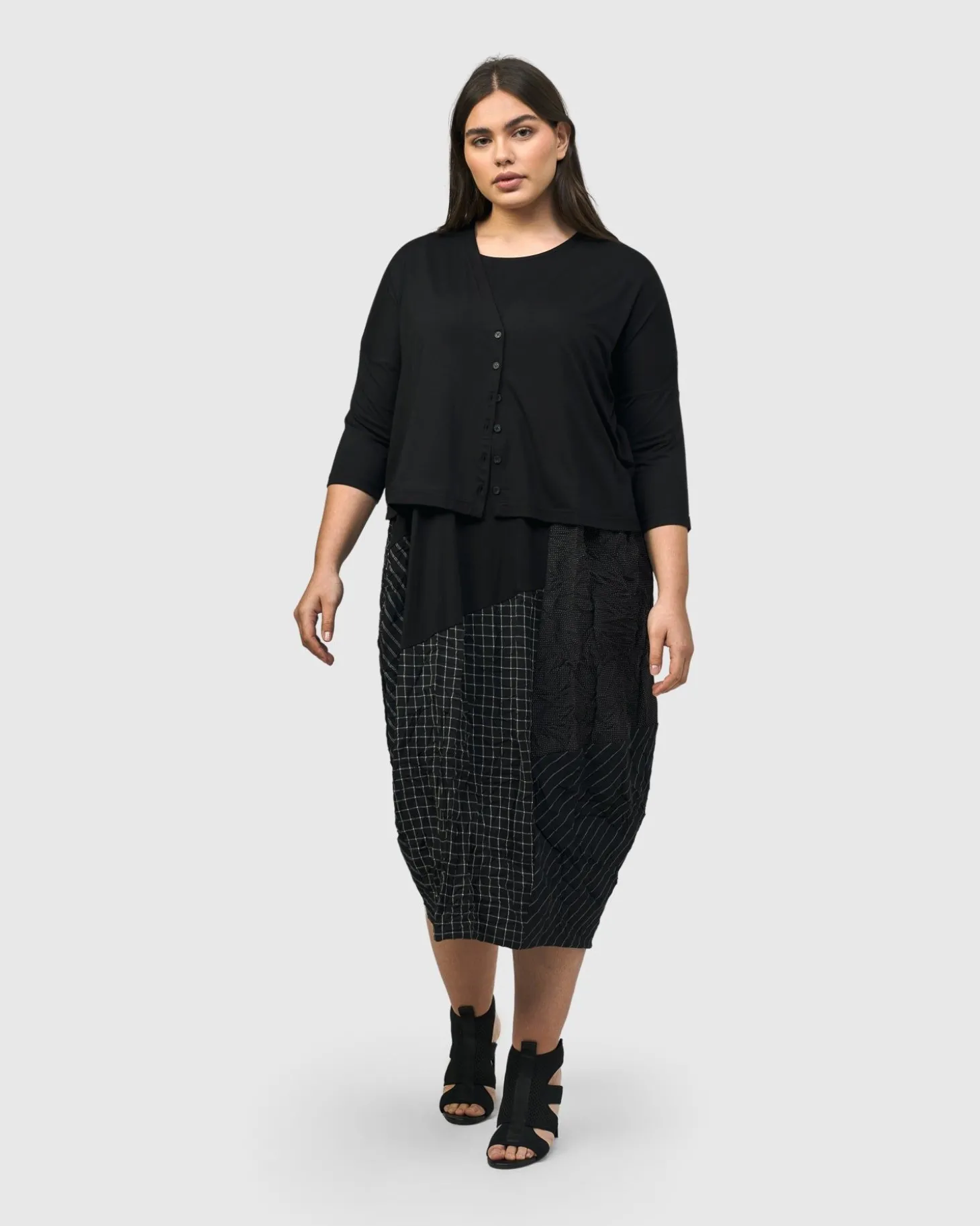 Women Alembika Andromeda Cropped Cardigan, Stripes