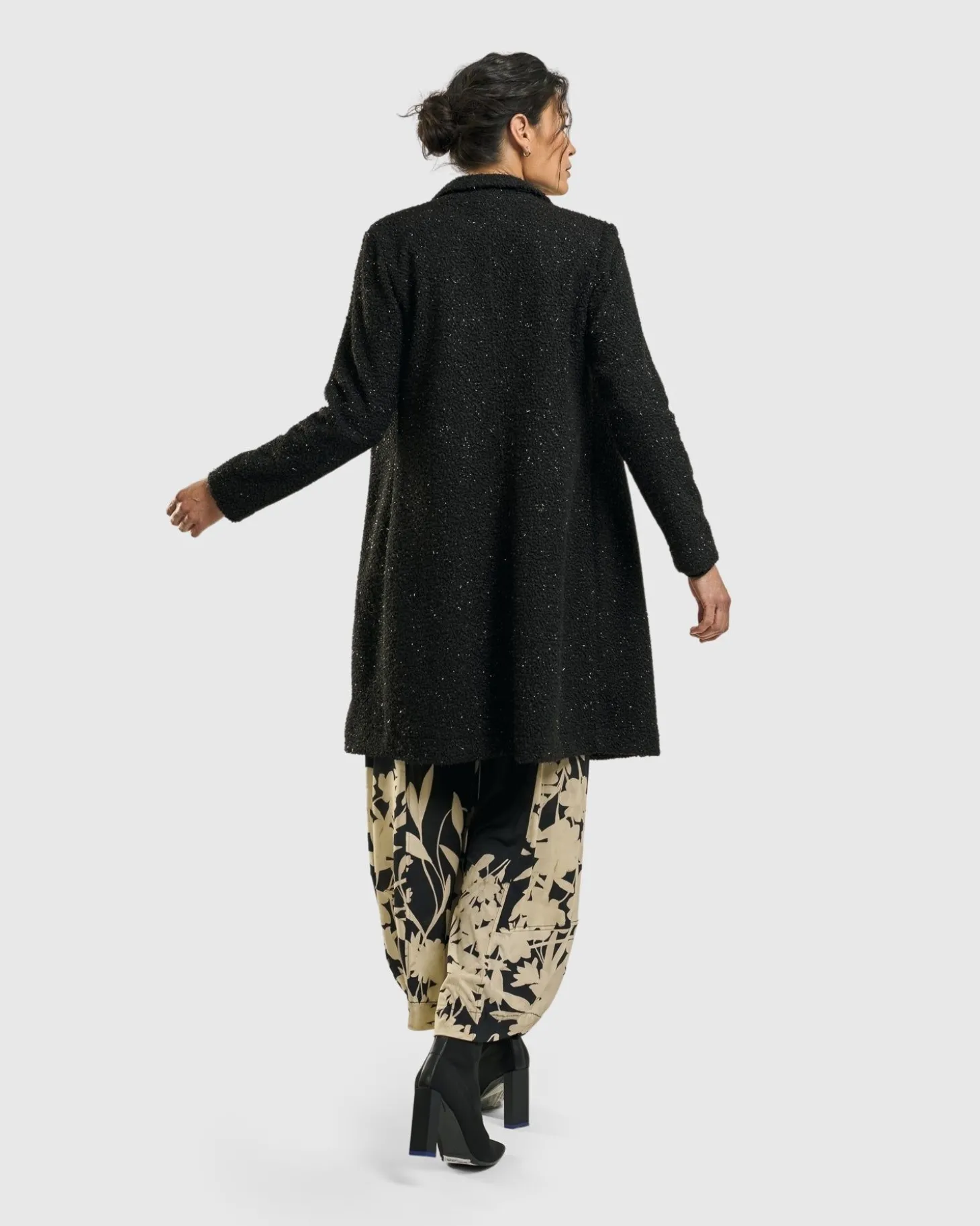 Women Alembika Aquarius Cardigan Jacket, Charcoal