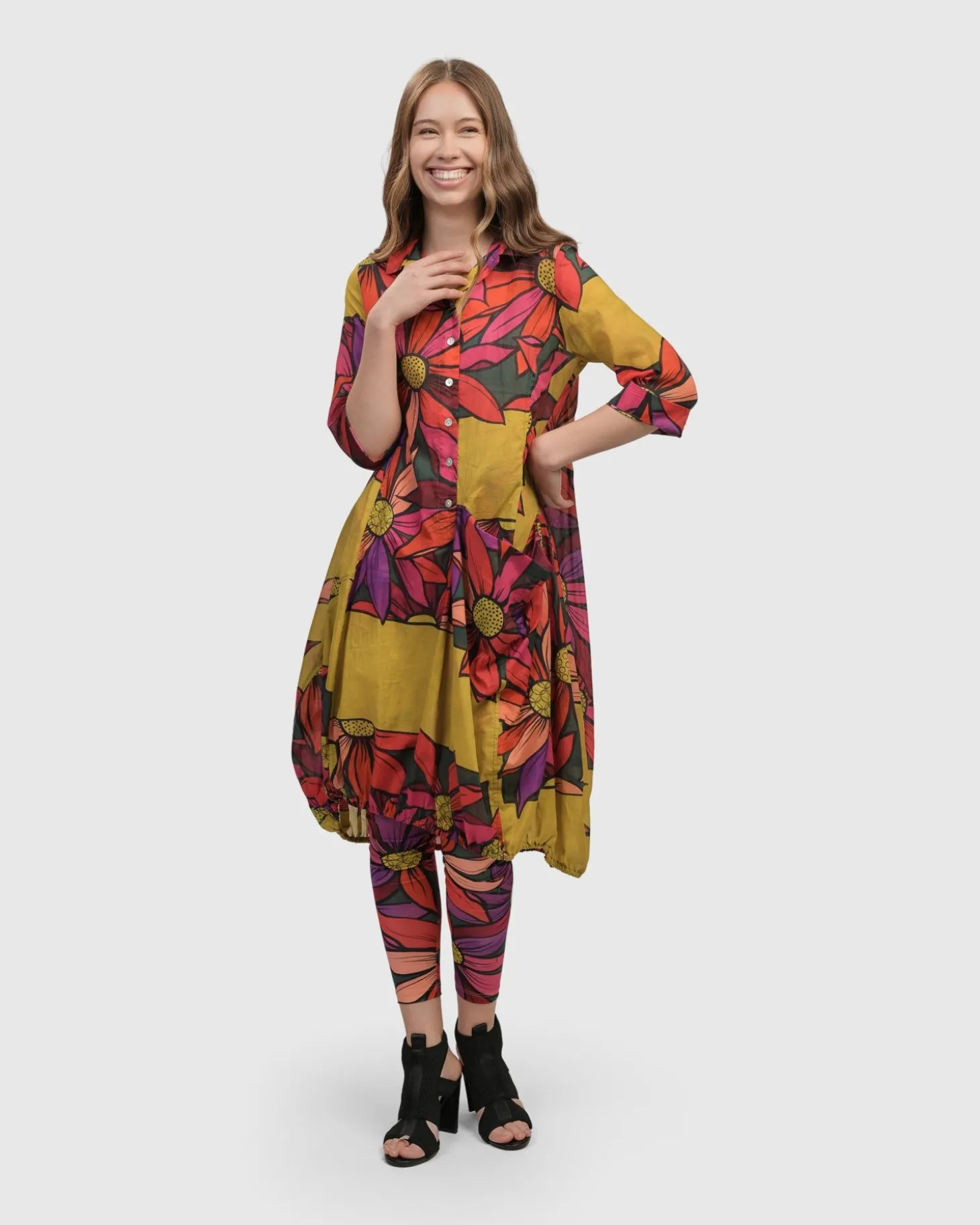 Women Alembika Artisan Leggings, Bouquet