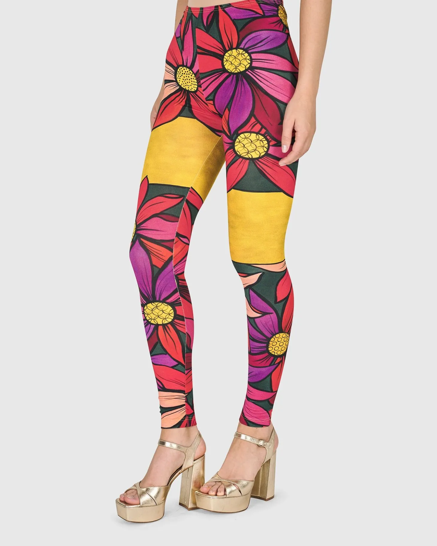 Women Alembika Artisan Leggings, Bouquet