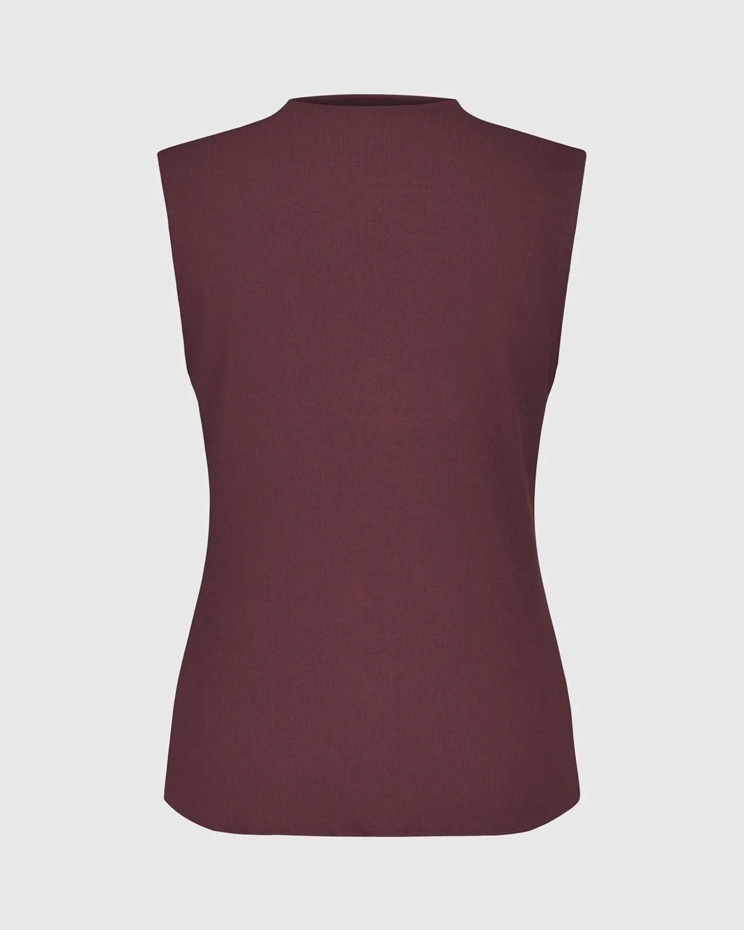 Women Alembika Asana High-Neck Top, Wine