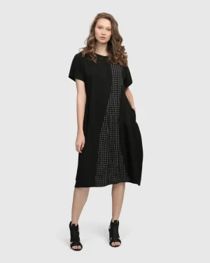 Women Alembika Athena Relaxed Cocoon Dress, Net