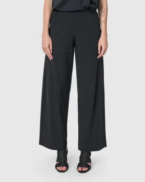 Women Alembika Audrey Straight Leg Pants, Pinstripes