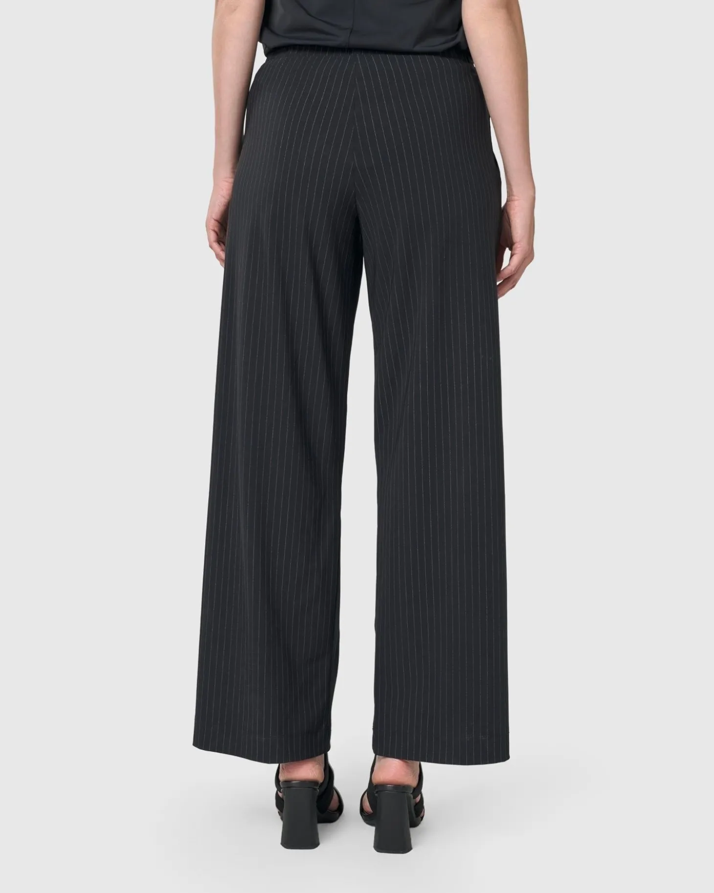 Women Alembika Audrey Straight Leg Pants, Pinstripes