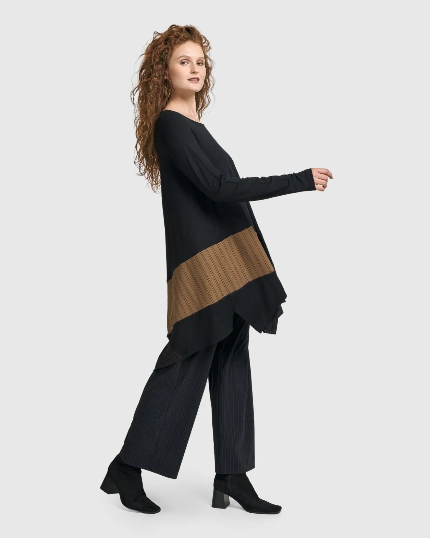 Women Alembika Audrey Straight Leg Pants, Pinstripes