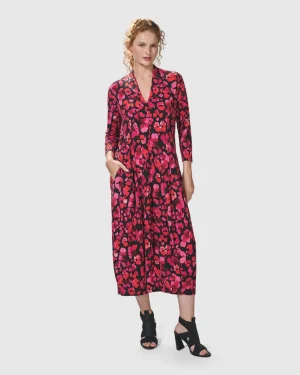 Women Alembika Begonia Cocoon Dress, Petals