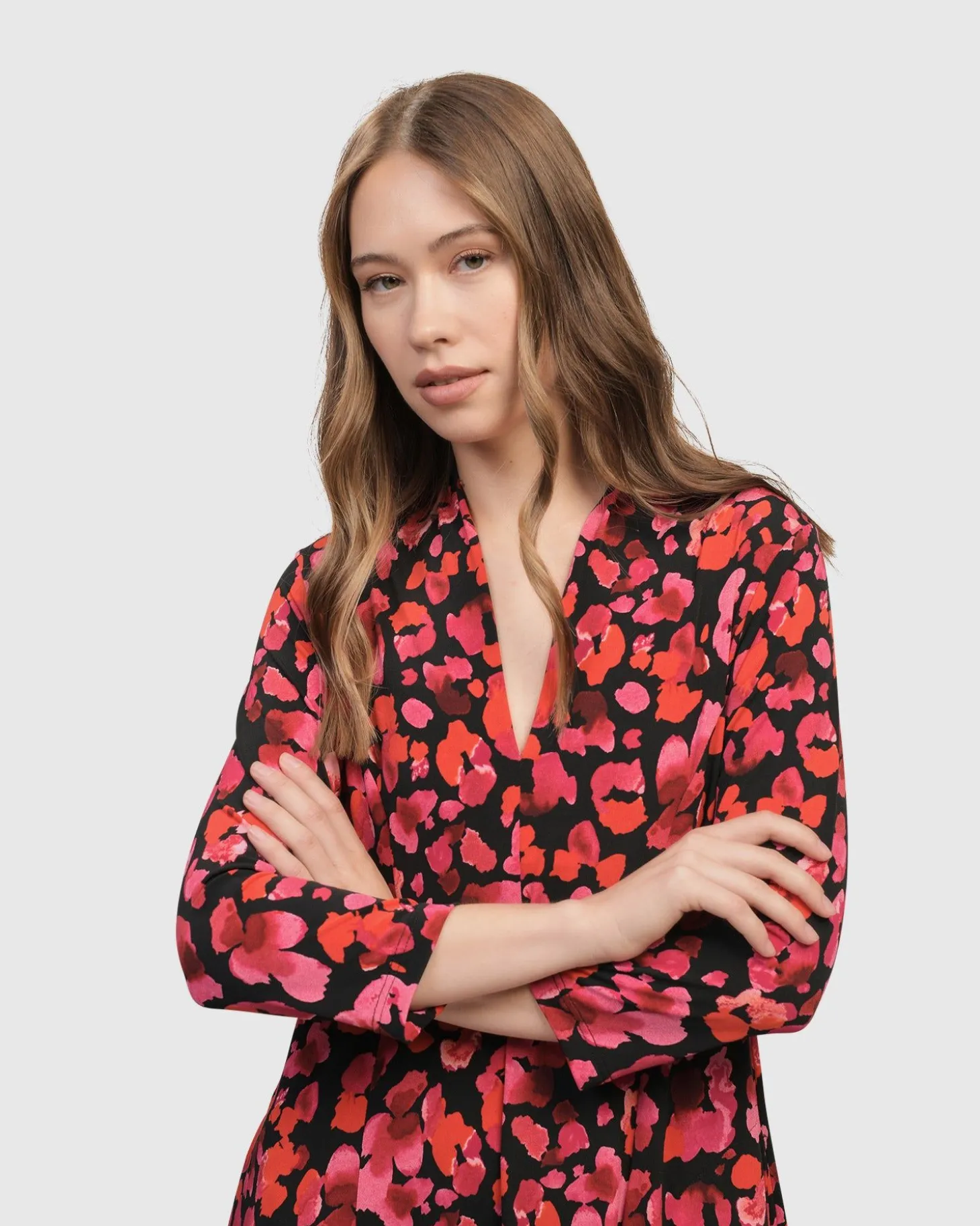 Women Alembika Begonia Cocoon Dress, Petals