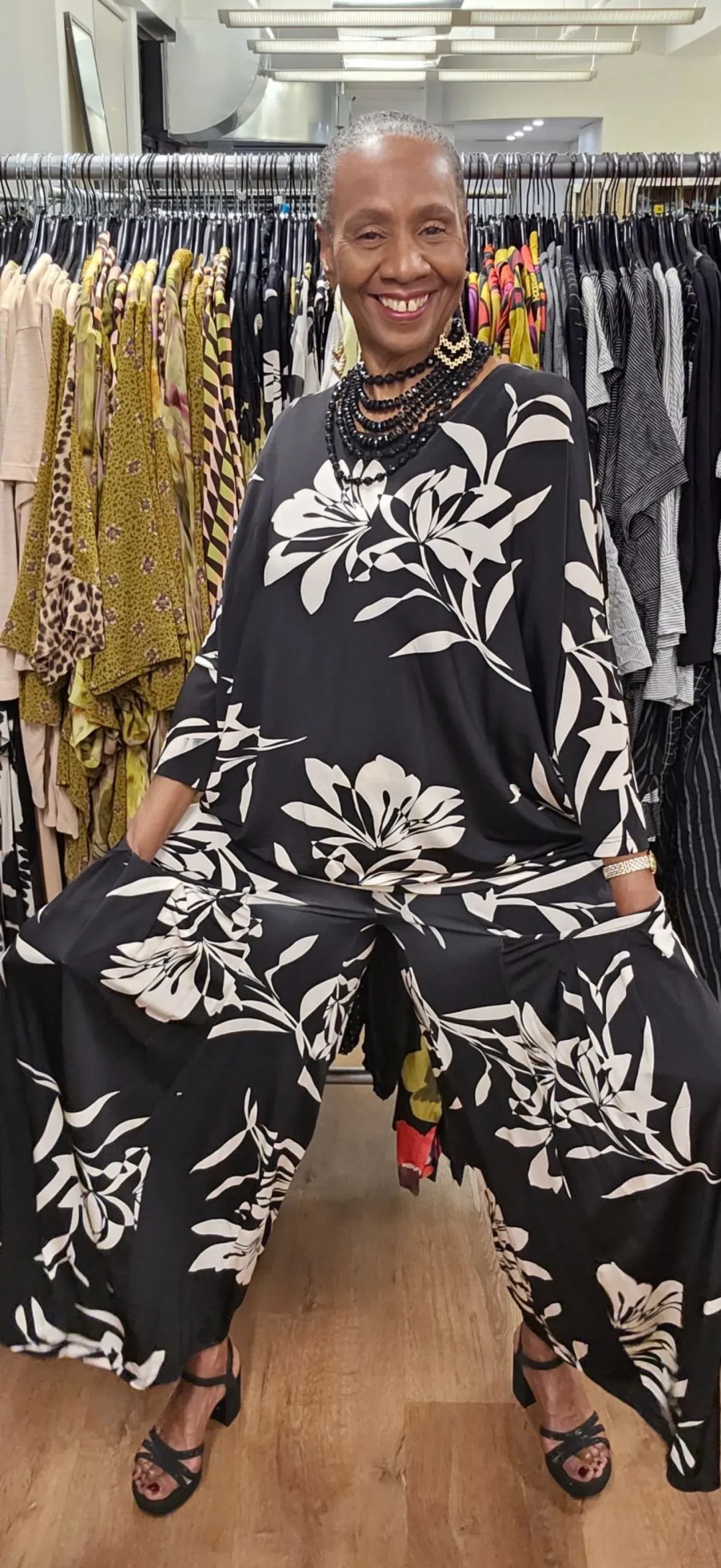 Women Alembika Benedetta Palazzo Pants, Floral