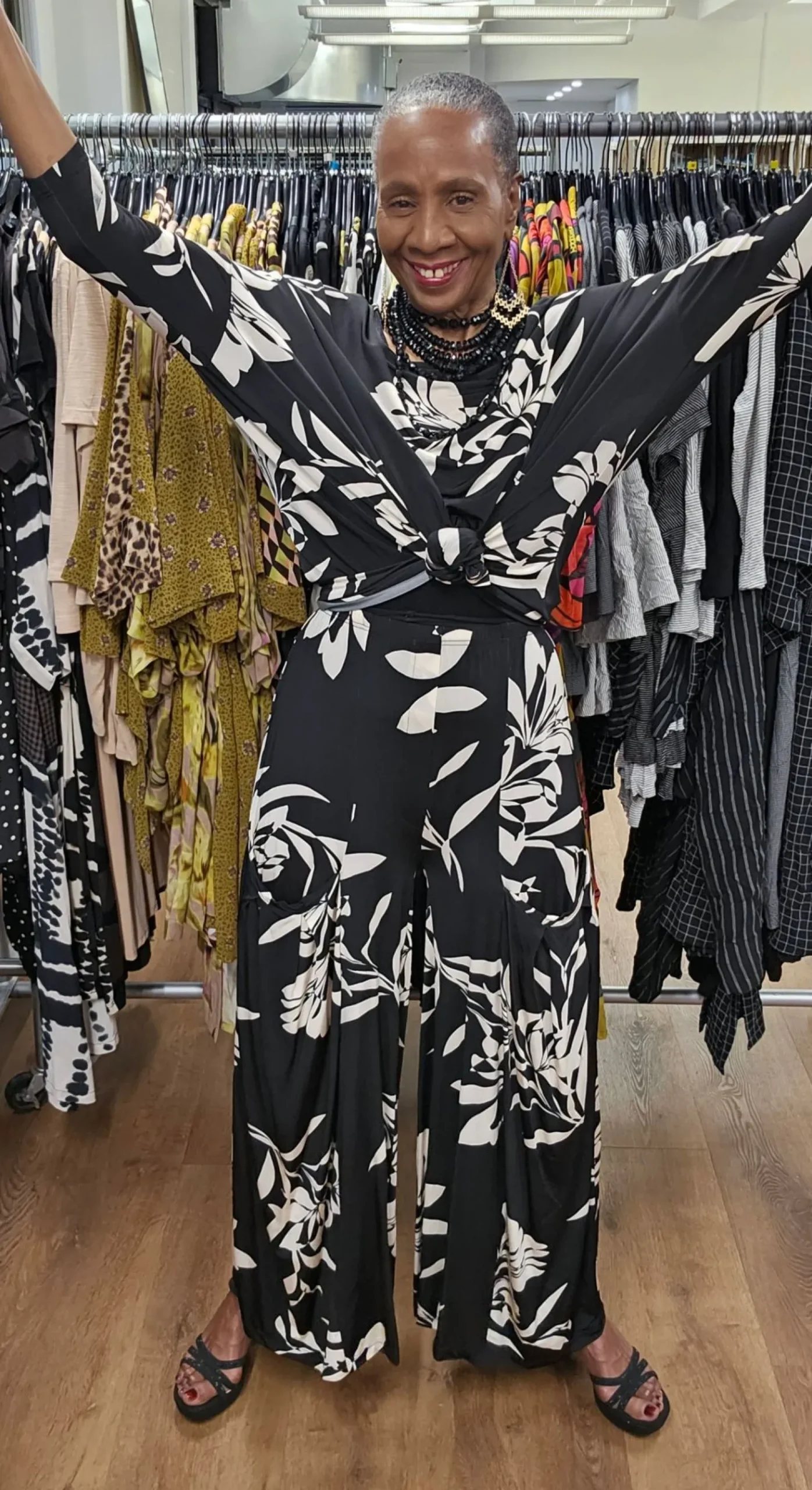 Women Alembika Benedetta Palazzo Pants, Floral