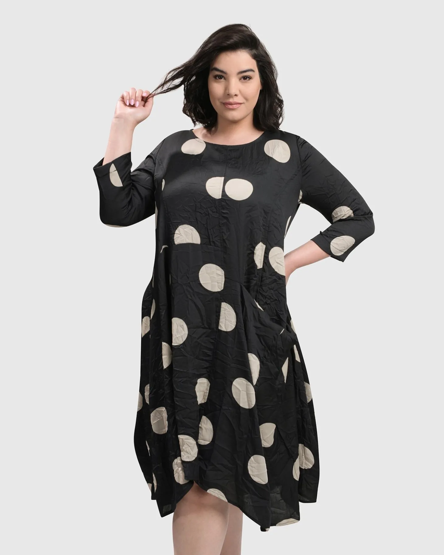 Women Alembika Bold Dot, Wonderful Dress, Moon