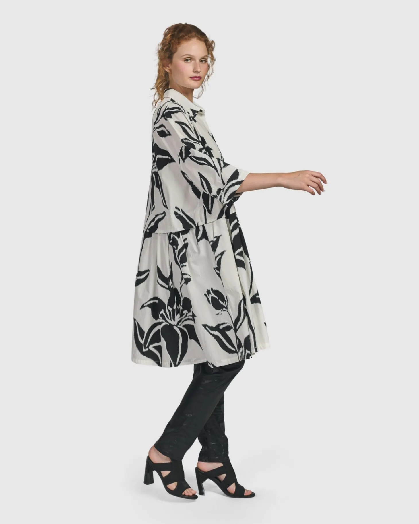 Women Alembika Botanica Oversized Babydoll Top, Lilly