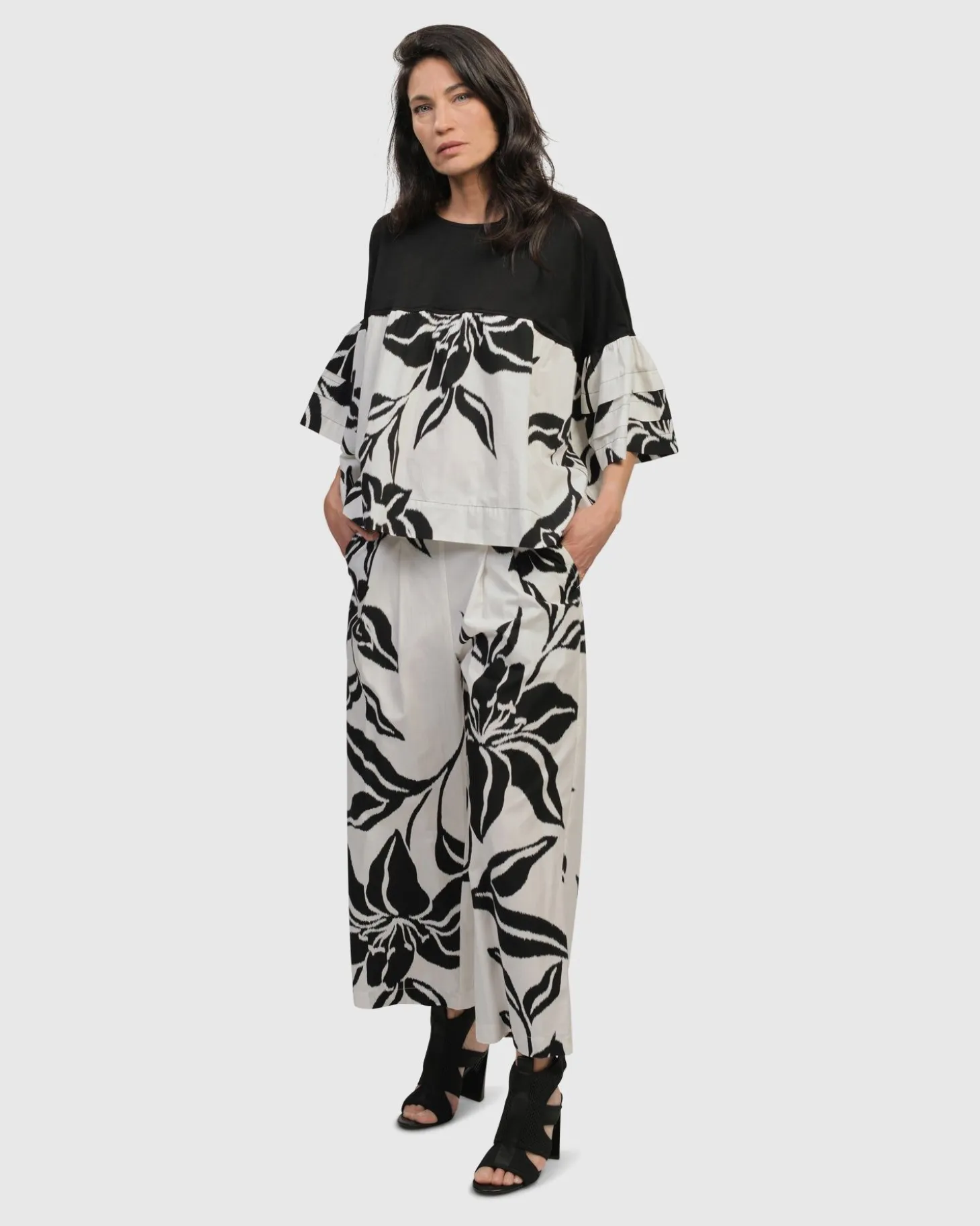Women Alembika Botanica Straight Leg Pants, Lilly