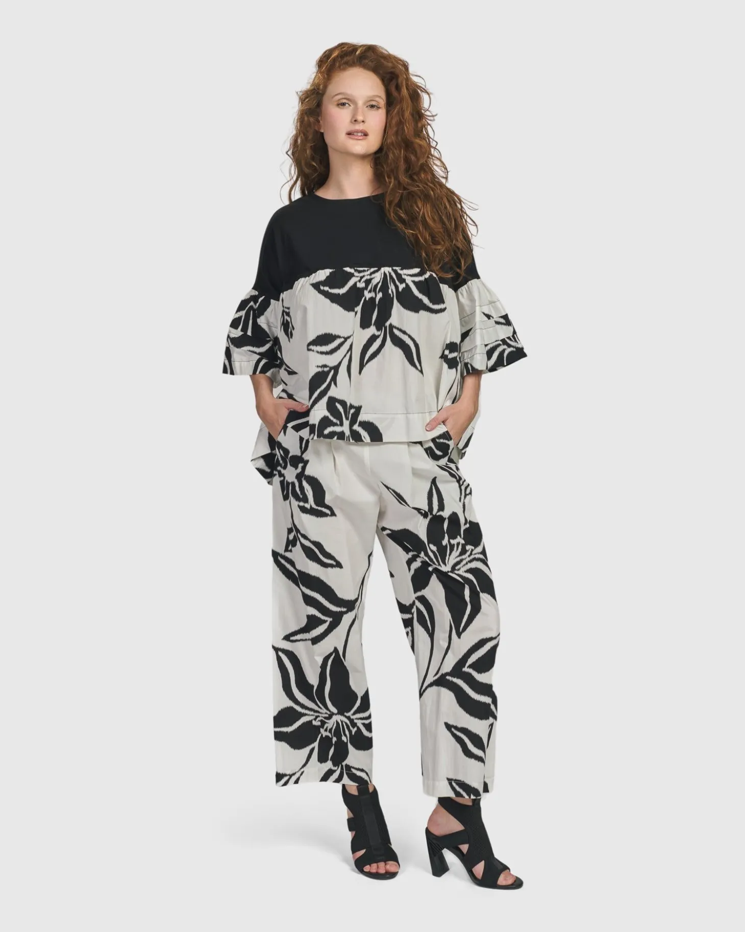 Women Alembika Botanica Straight Leg Pants, Lilly