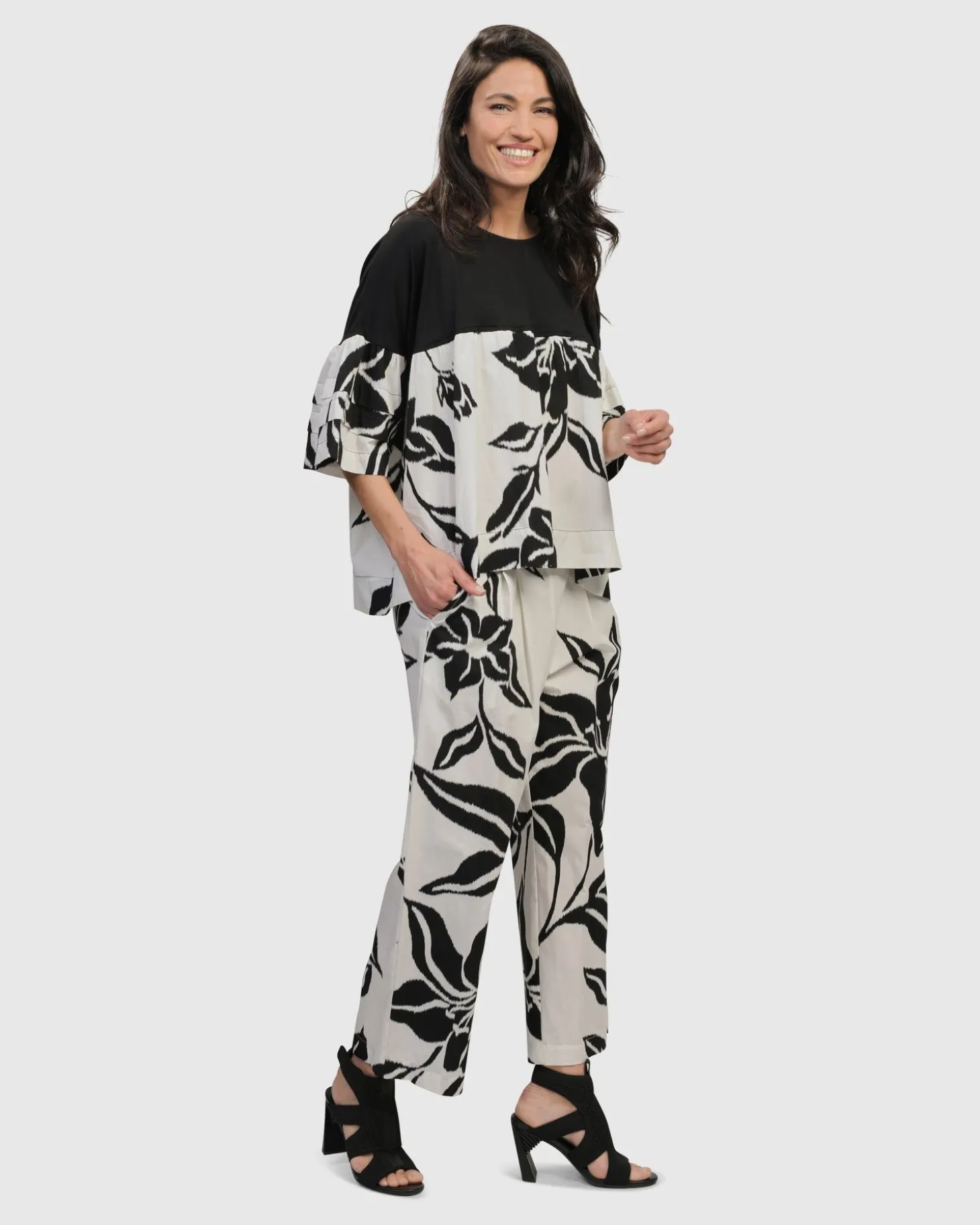 Women Alembika Botanica Straight Leg Pants, Lilly