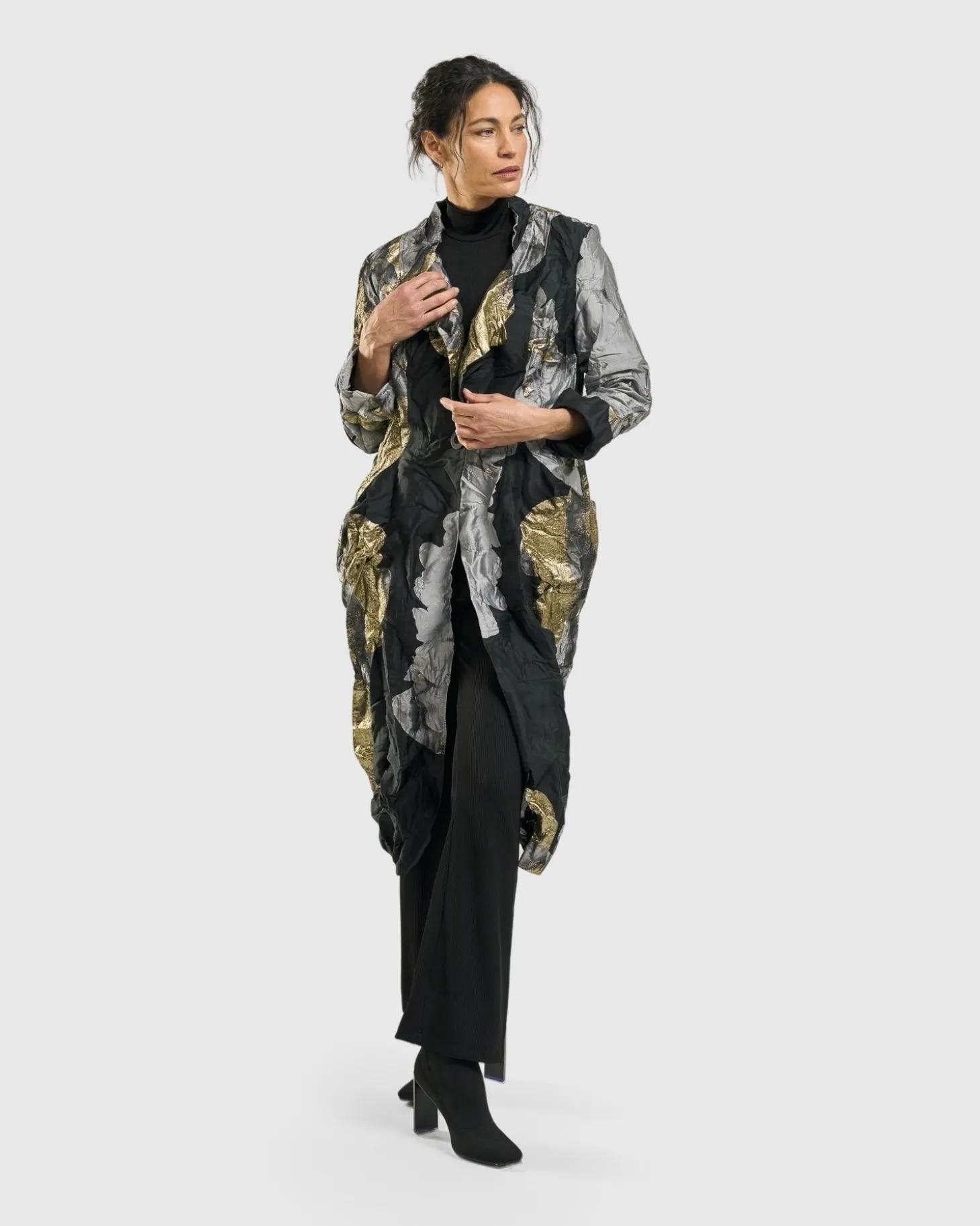Women Alembika Byzantine Jacket, Gold
