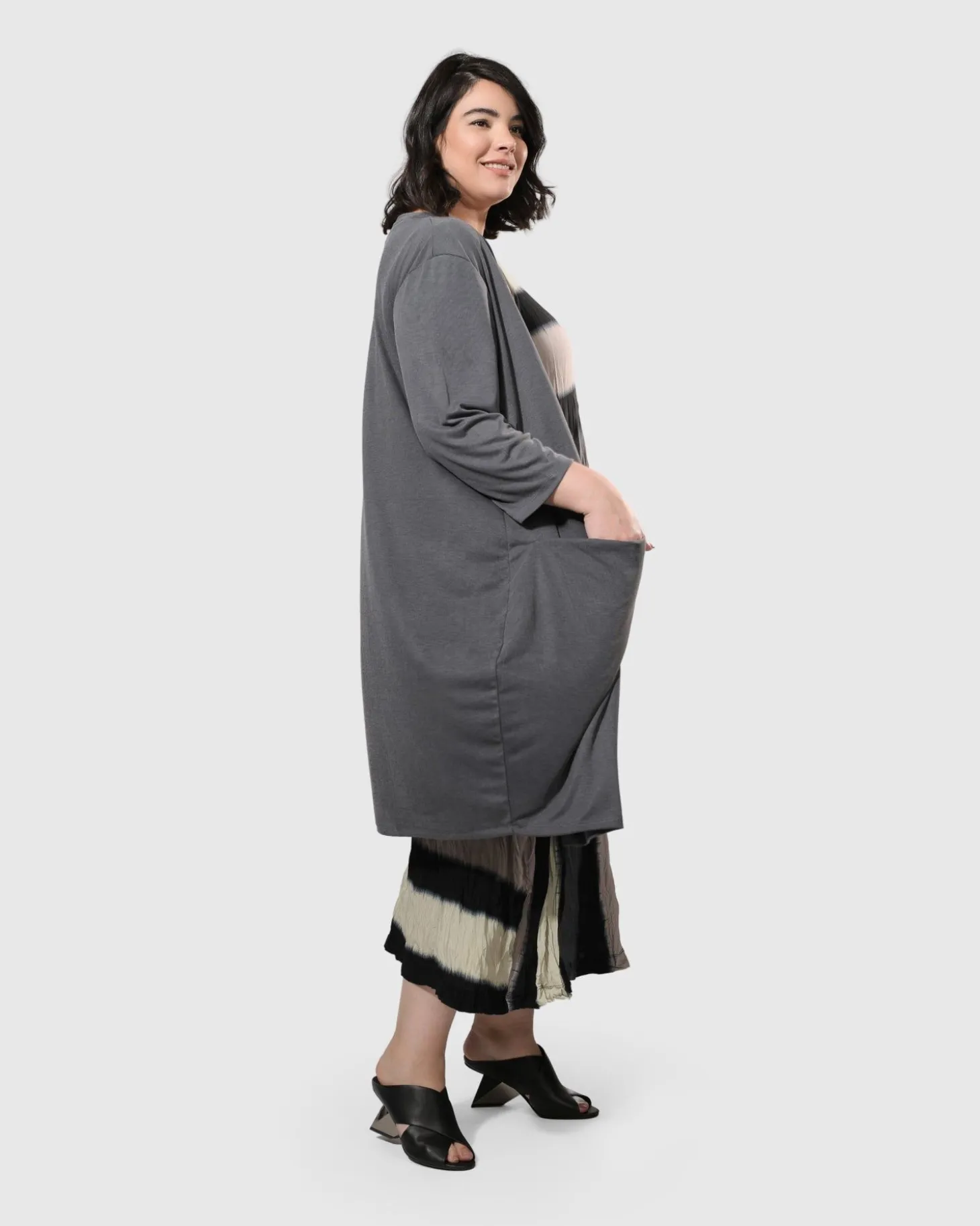 Women Alembika Charlie Crinkle Tank Dress, Stripe