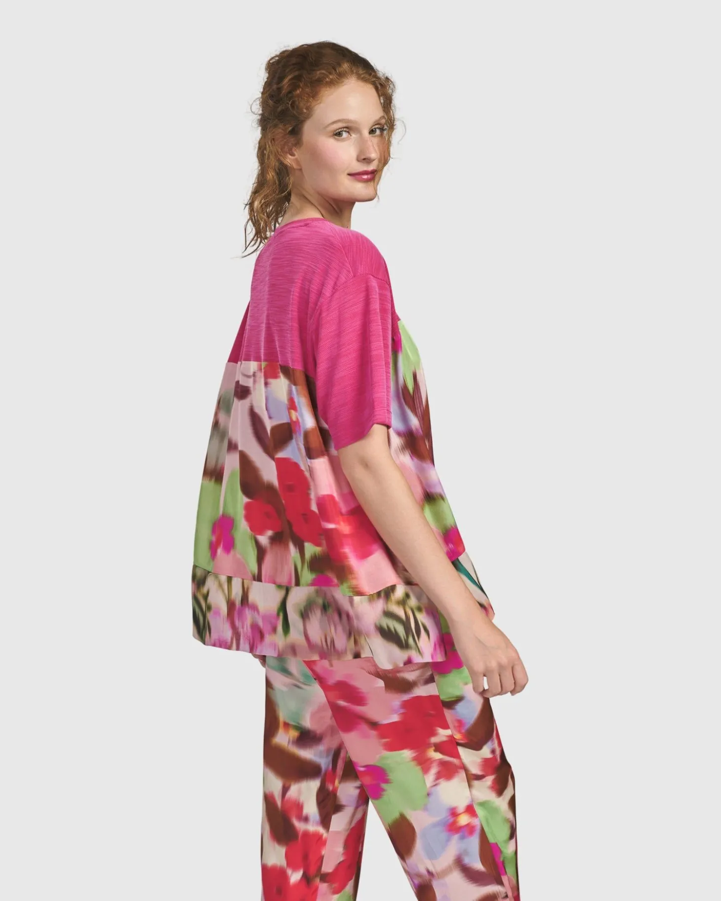 Women Alembika Cherry Blossom Tee, Blush