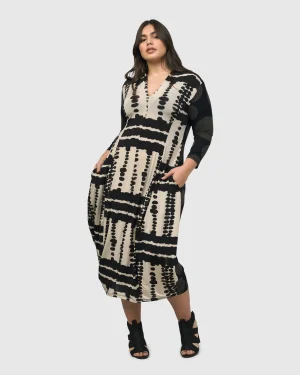 Women Alembika Chicha Cocoon Dress, Savanna