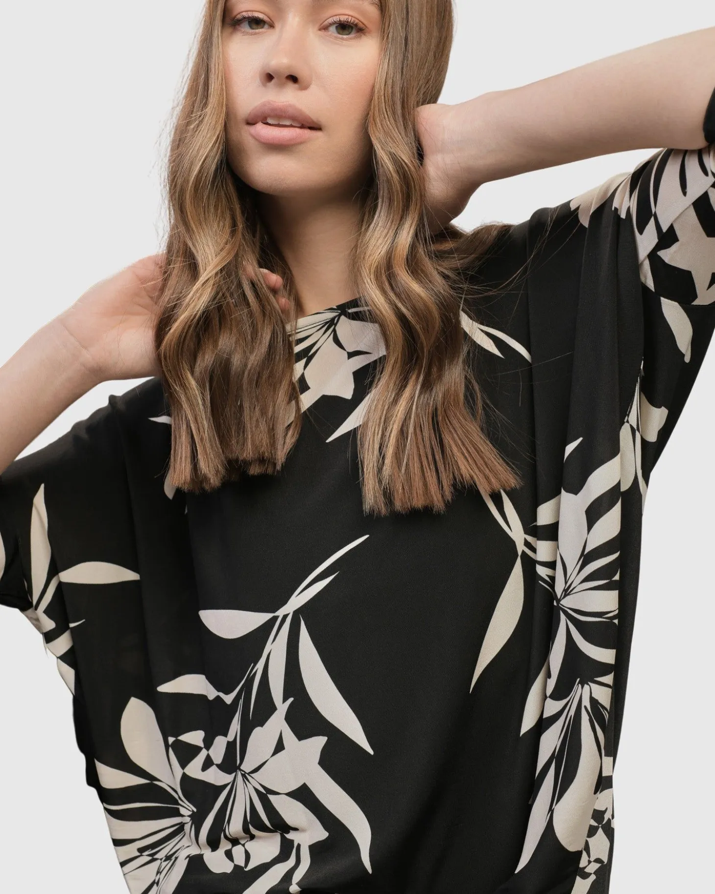 Women Alembika Ciao Ciao Blouson Top, Floral