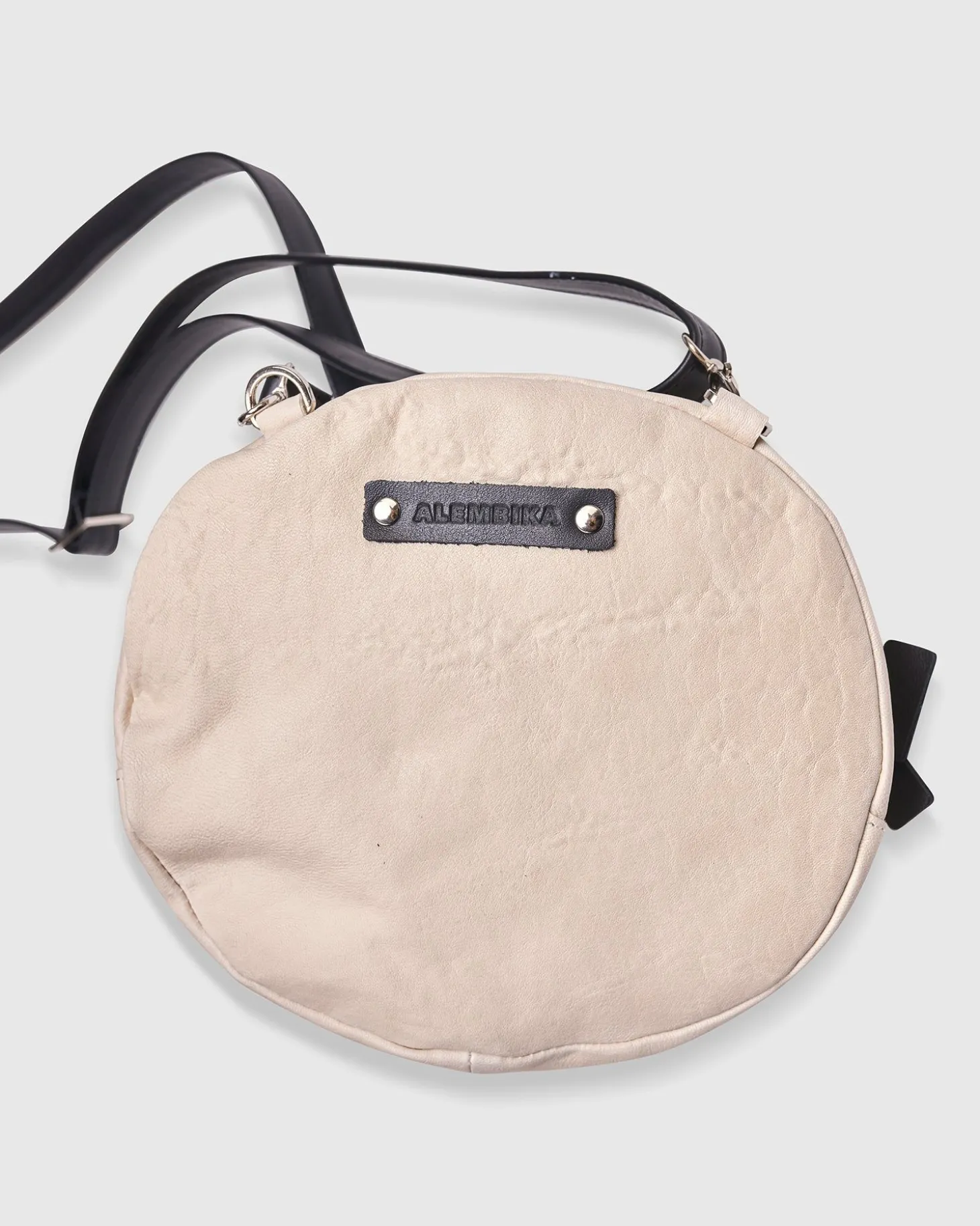 Women Alembika Circle Canteen Bag, Ivory