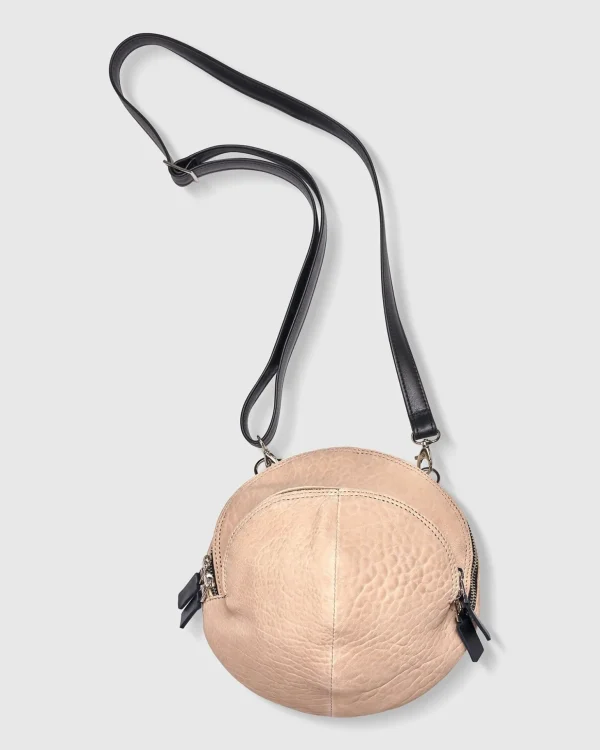 Women Alembika Circle Canteen Bag, Nude