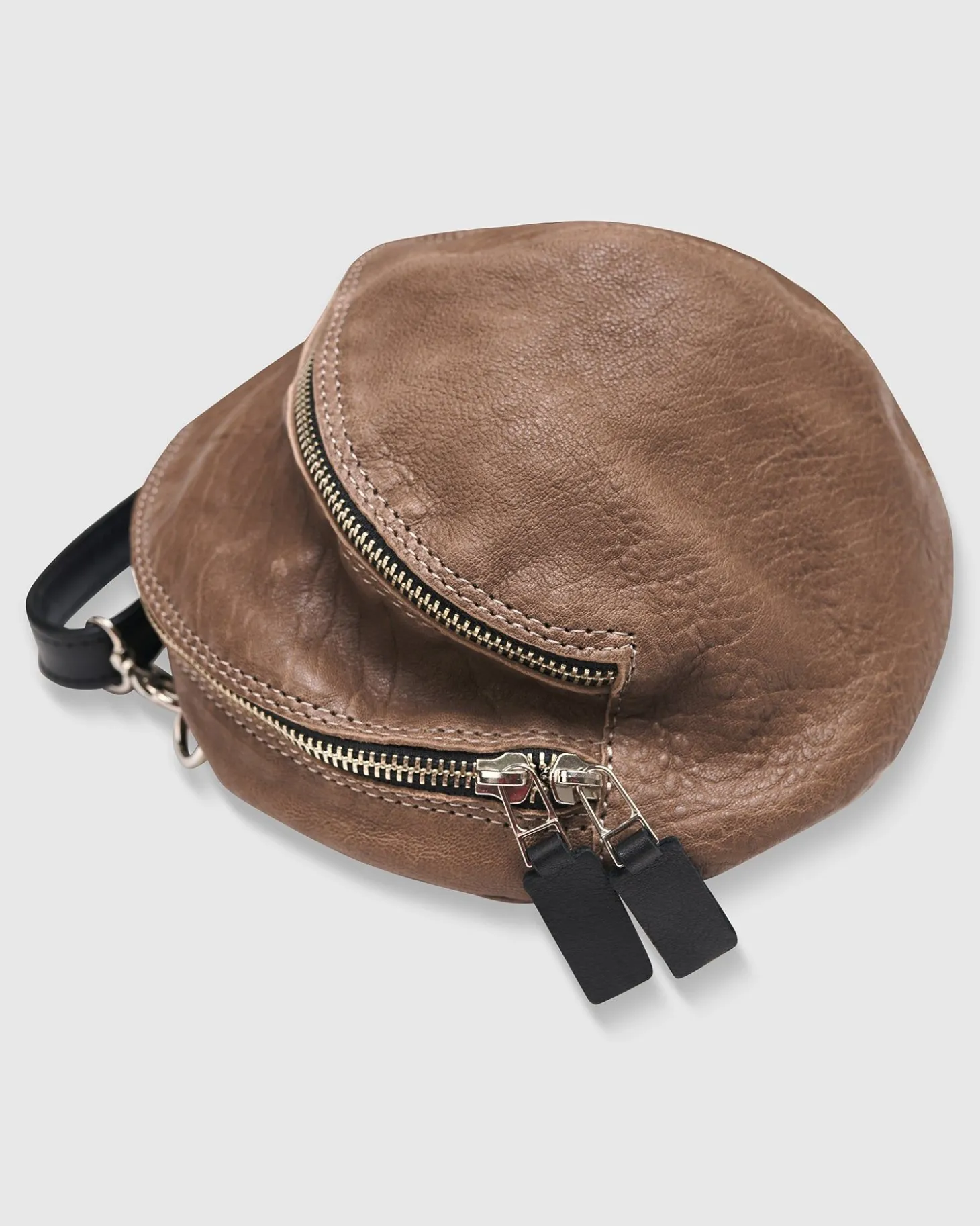 Women Alembika Circle Canteen Bag, Wood