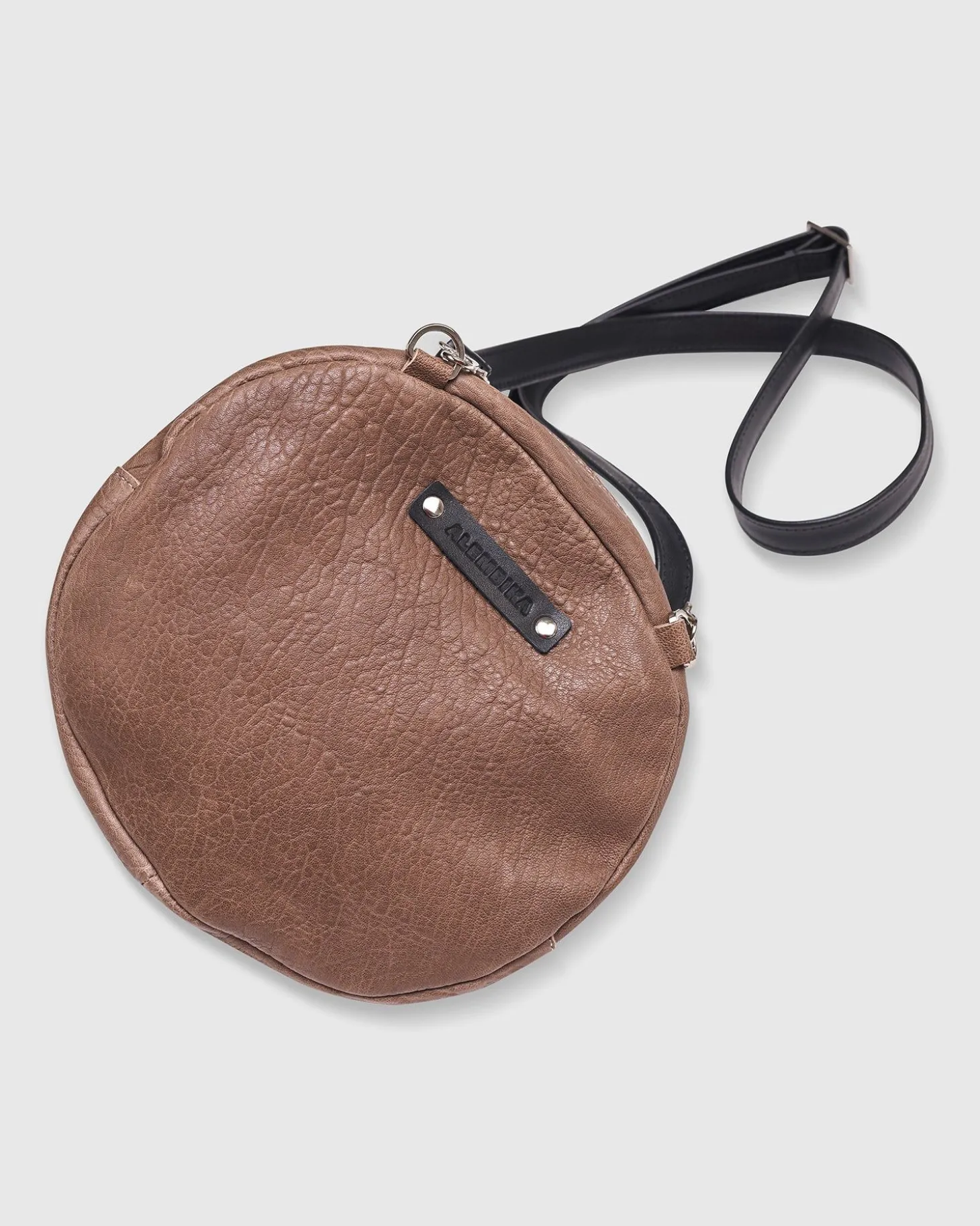 Women Alembika Circle Canteen Bag, Wood