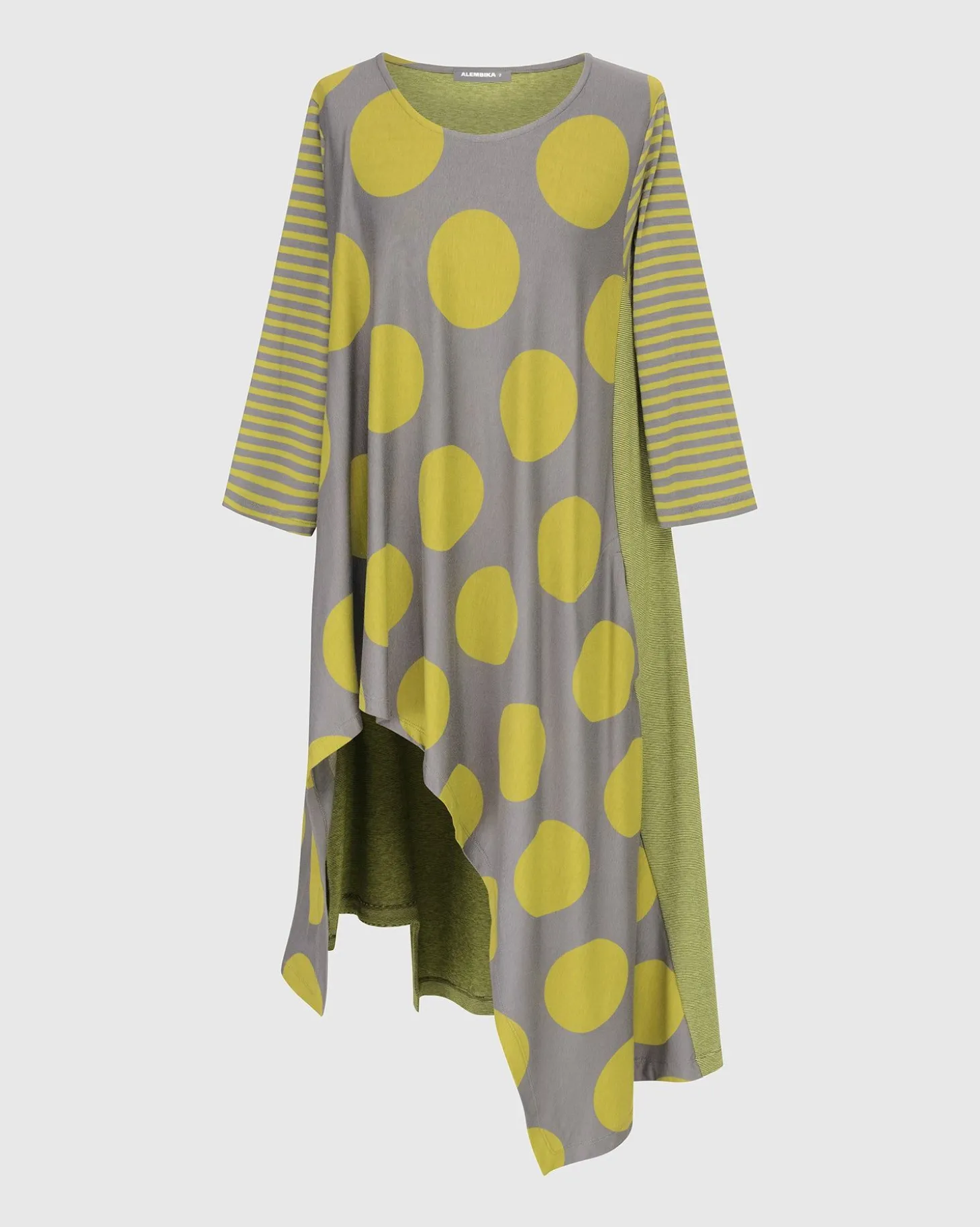 Women Alembika City Sizzle Swing Tunic Top, Lime