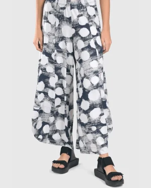 Women Alembika Cloud Punto Pants, Navy