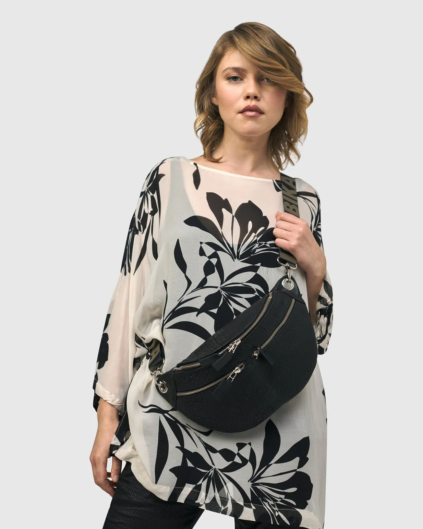 Women Alembika Crossbody Sling Bag, Black