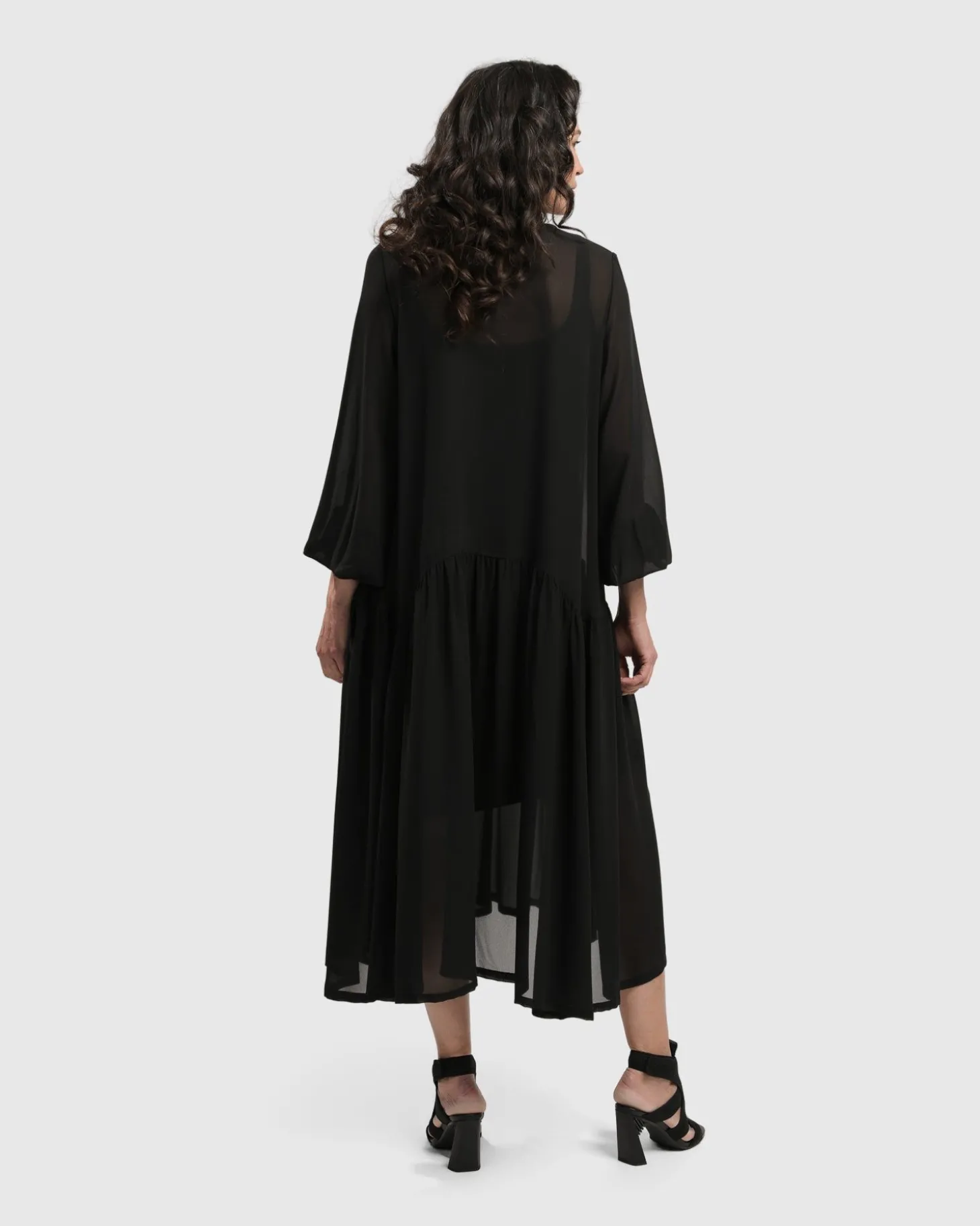 Women Alembika Cultured Club Popover Dress, Black